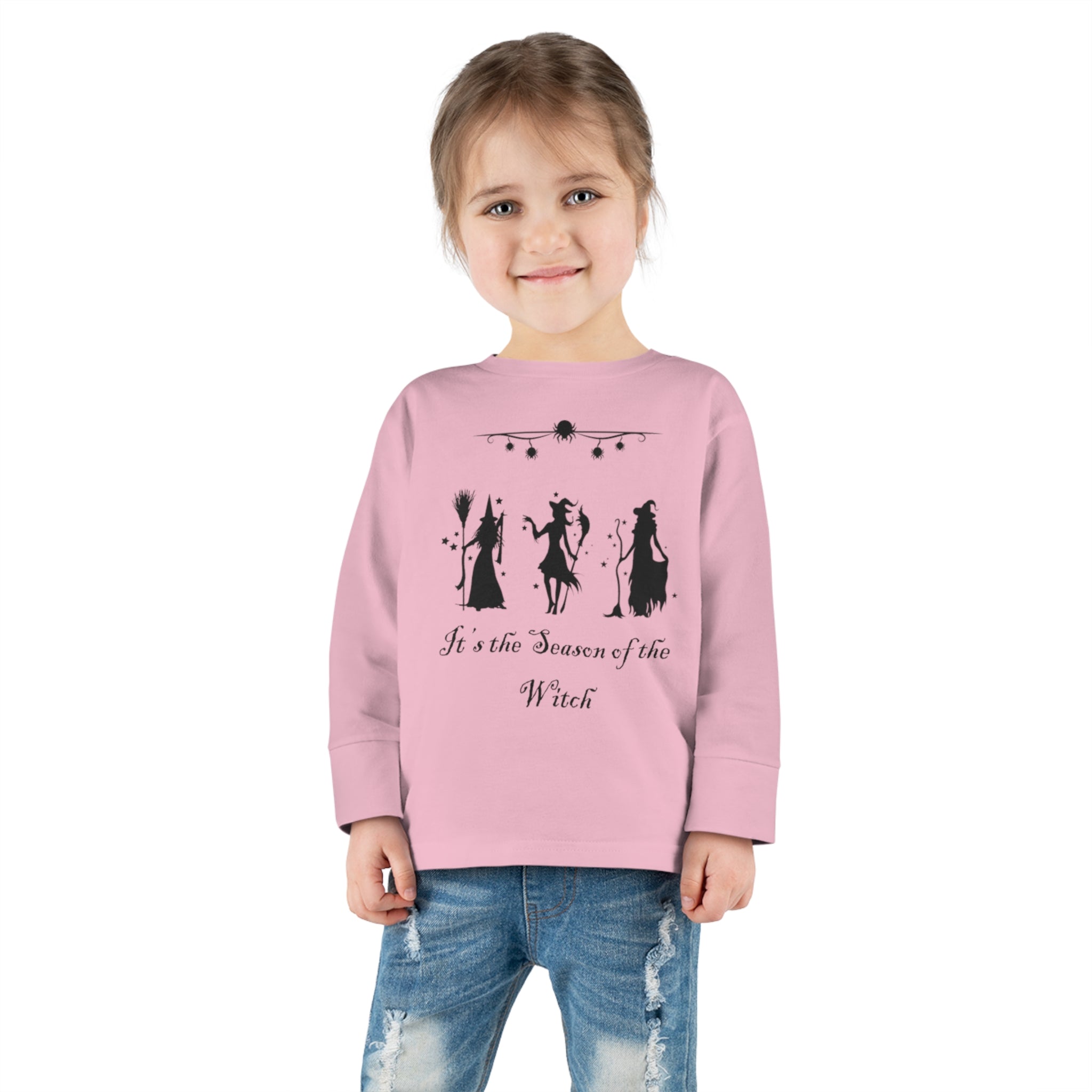 It's The Season of the Witch Toddler Long Sleeve Tee