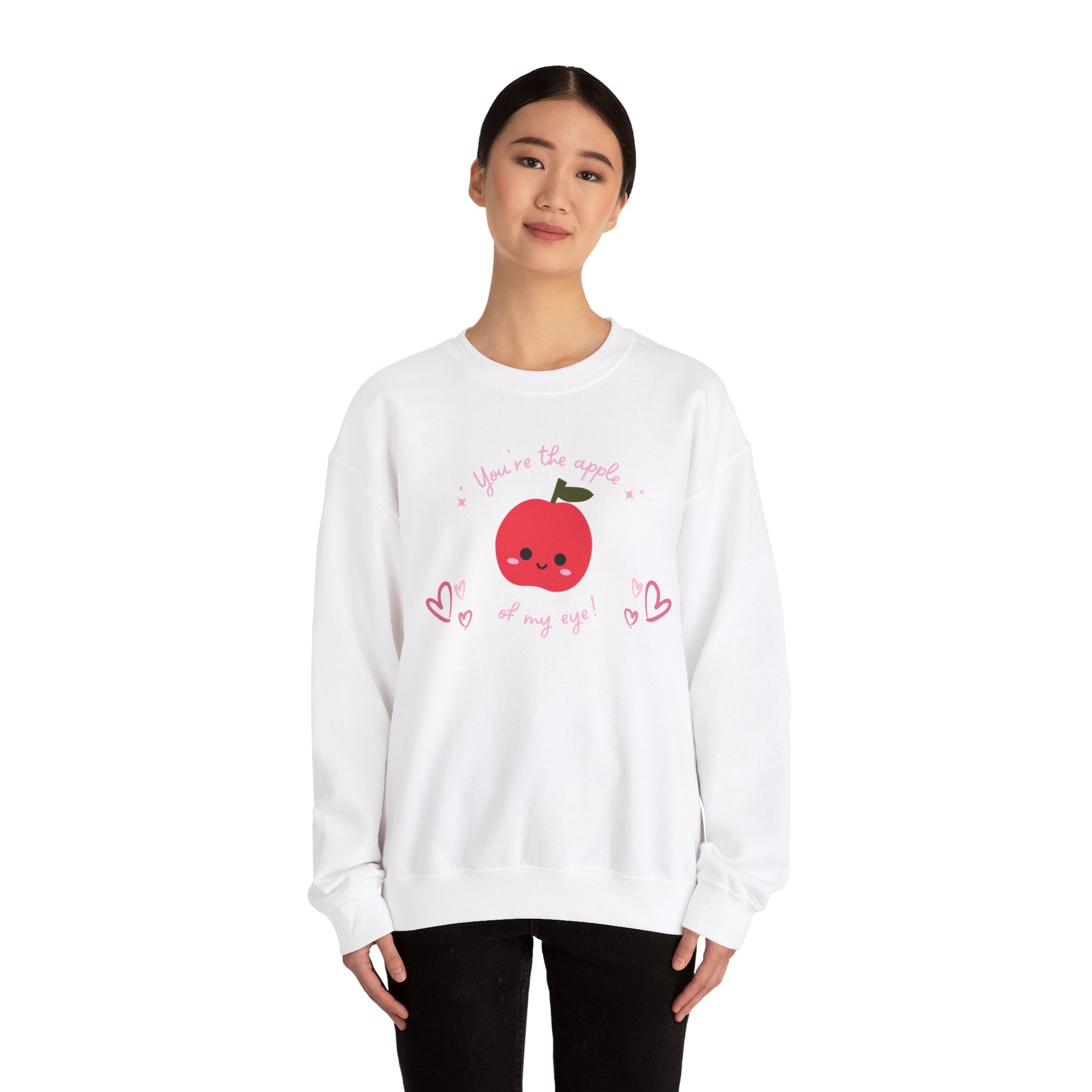 You Are The Apple Of My Eyes Unisex Heavy Blend™ Crewneck Sweatshirt