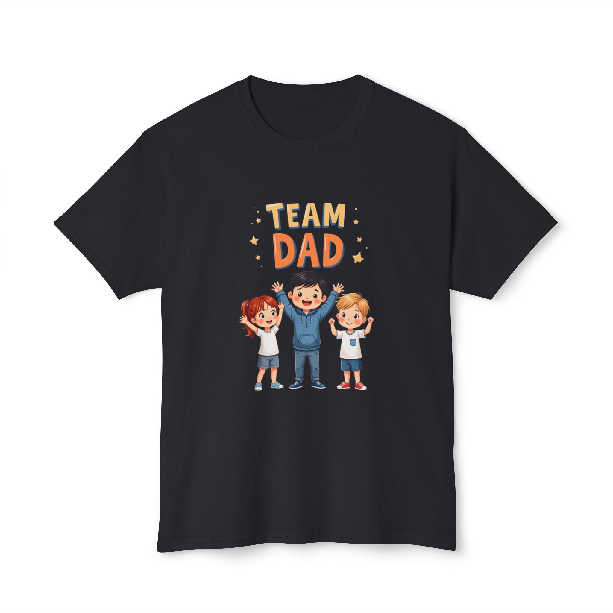 Team Dad Unisex HD Cotton T-shirt, Father’s Day Gift