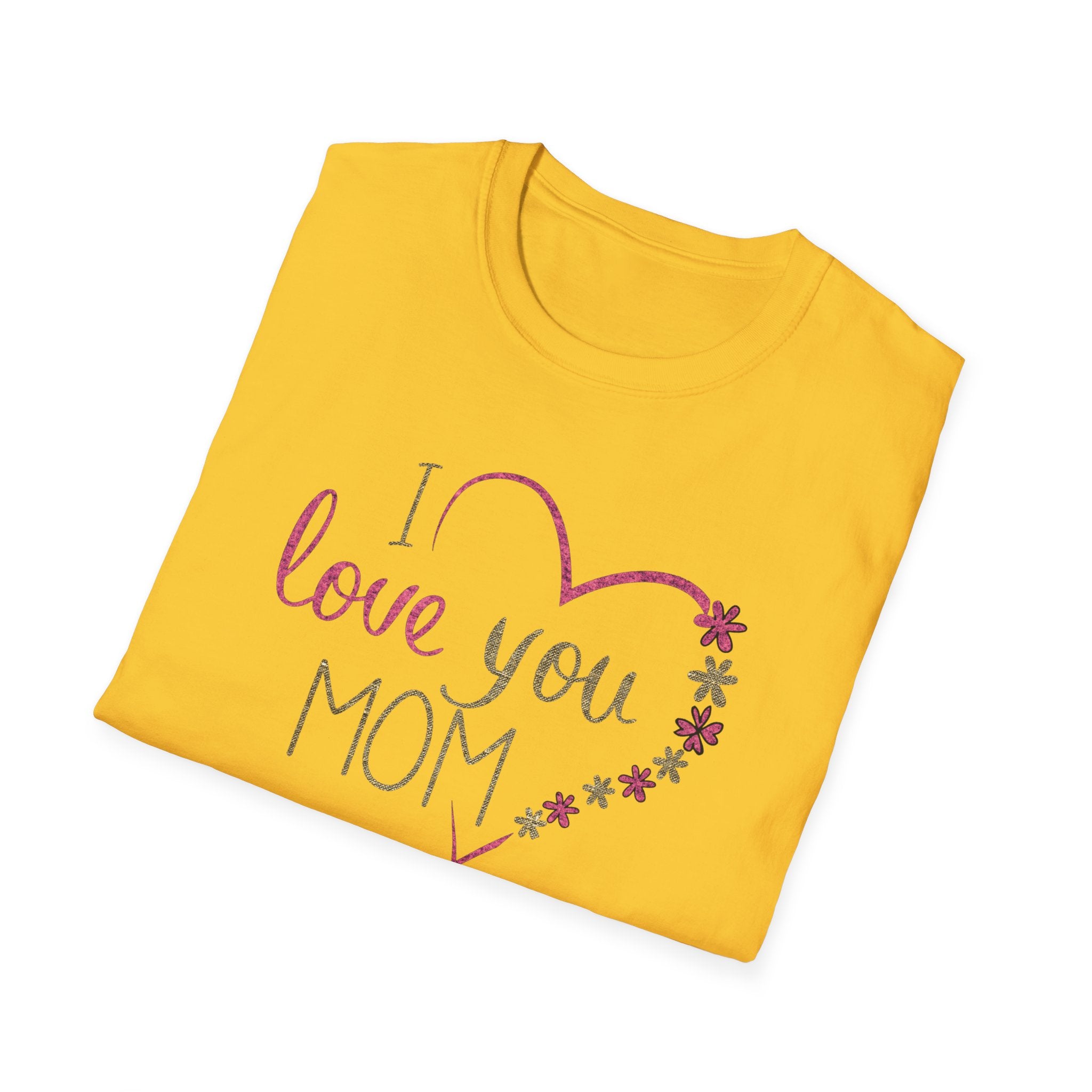 Mom, Happy Mother's Day Unisex Softstyle T-Shirt