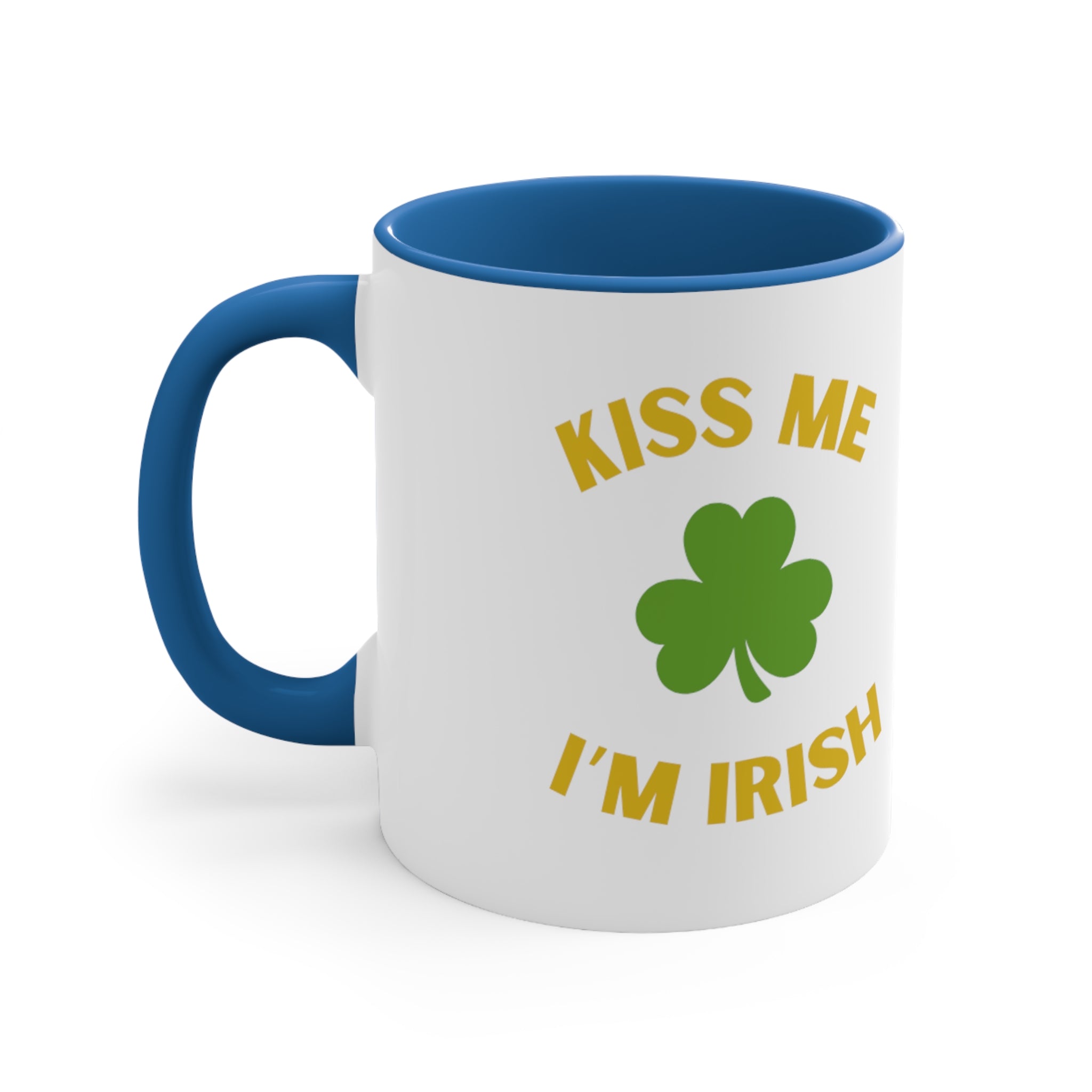 Kiss Me I'm Irish Accent Coffee Mug, 11oz