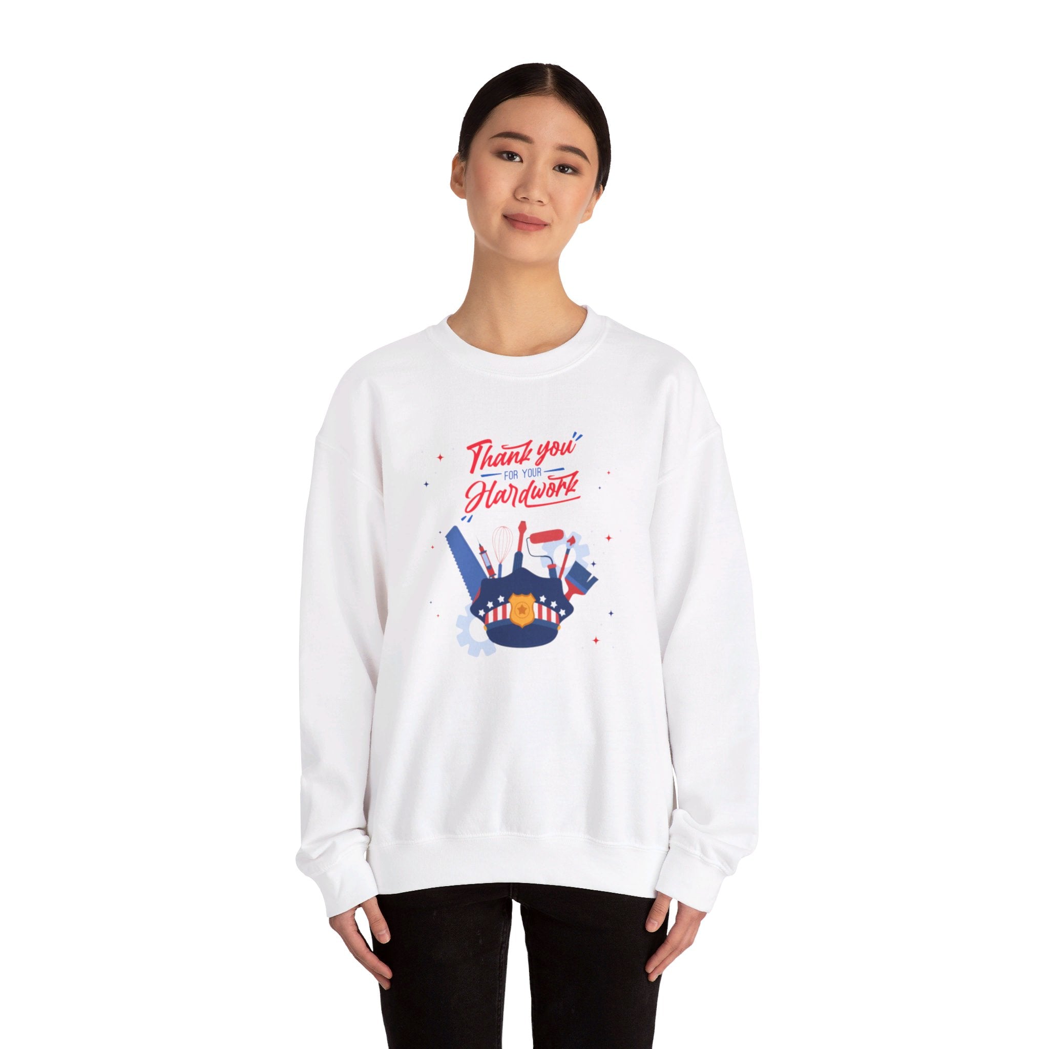 Thank You For Your Hard Work Unisex Heavy Blend™ Crewneck Sweatshirt