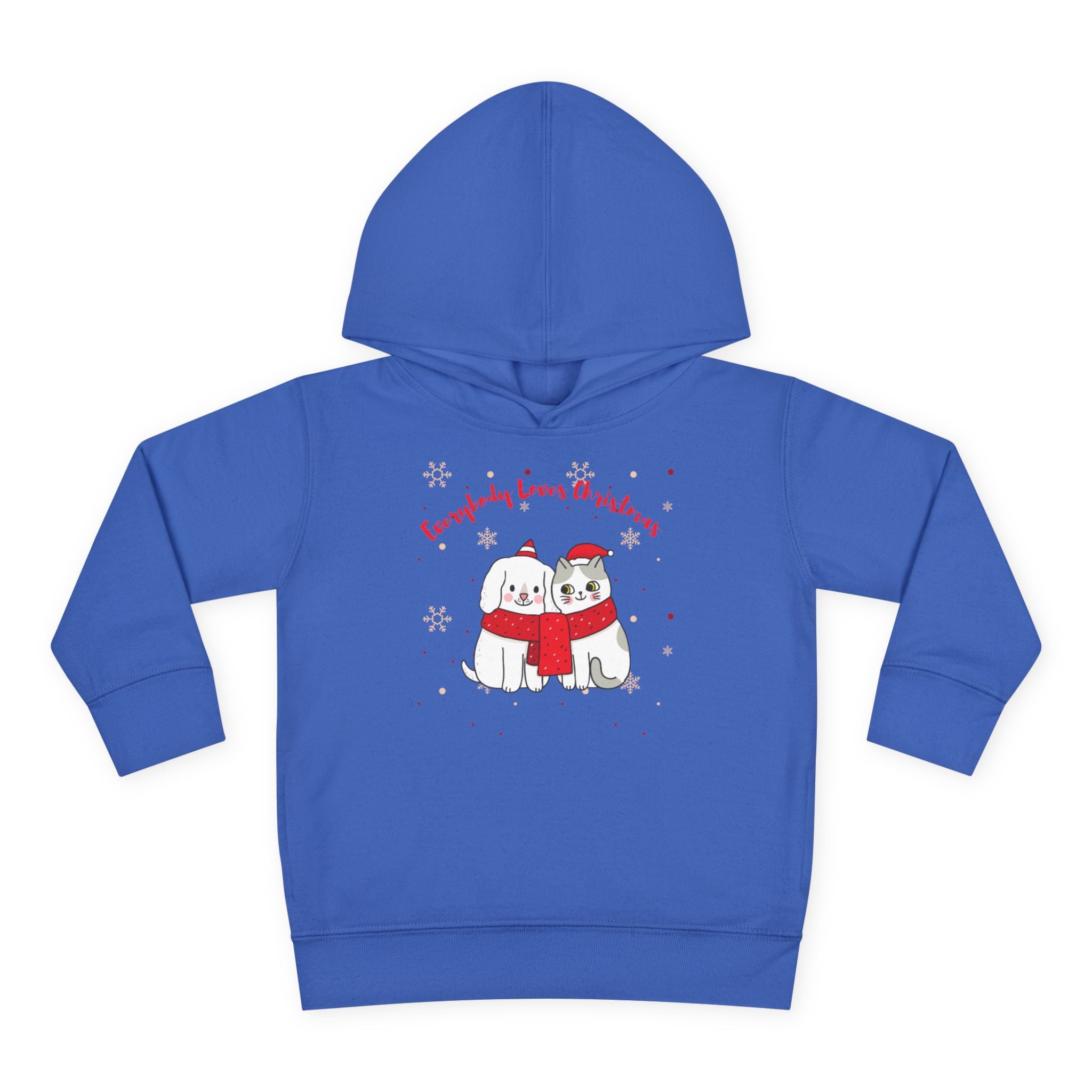 Everybody Loves Christmas Toddler Pullover Fleece Hoodie