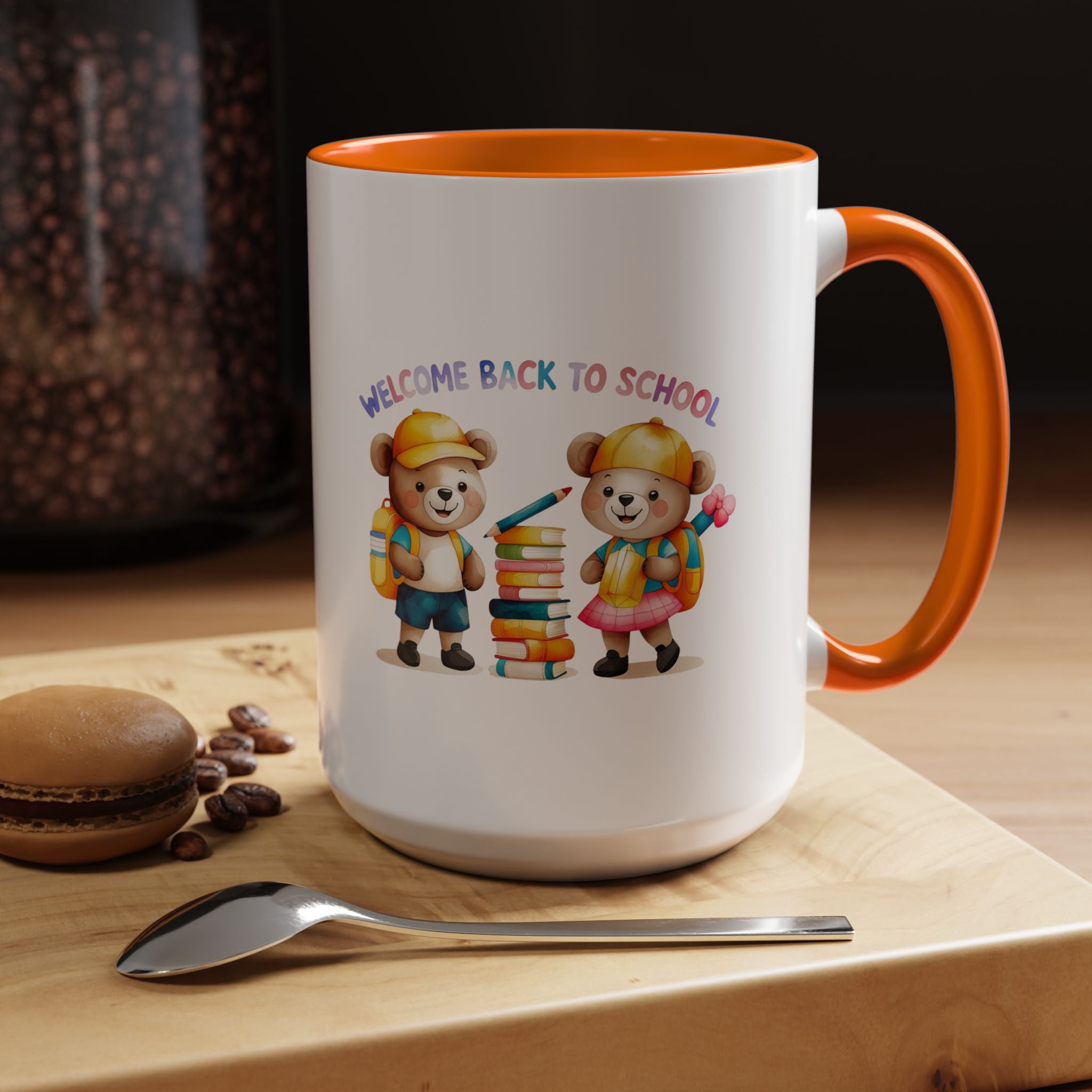 Welcome Back to School Bear Coffee Mug - 11oz, 15oz