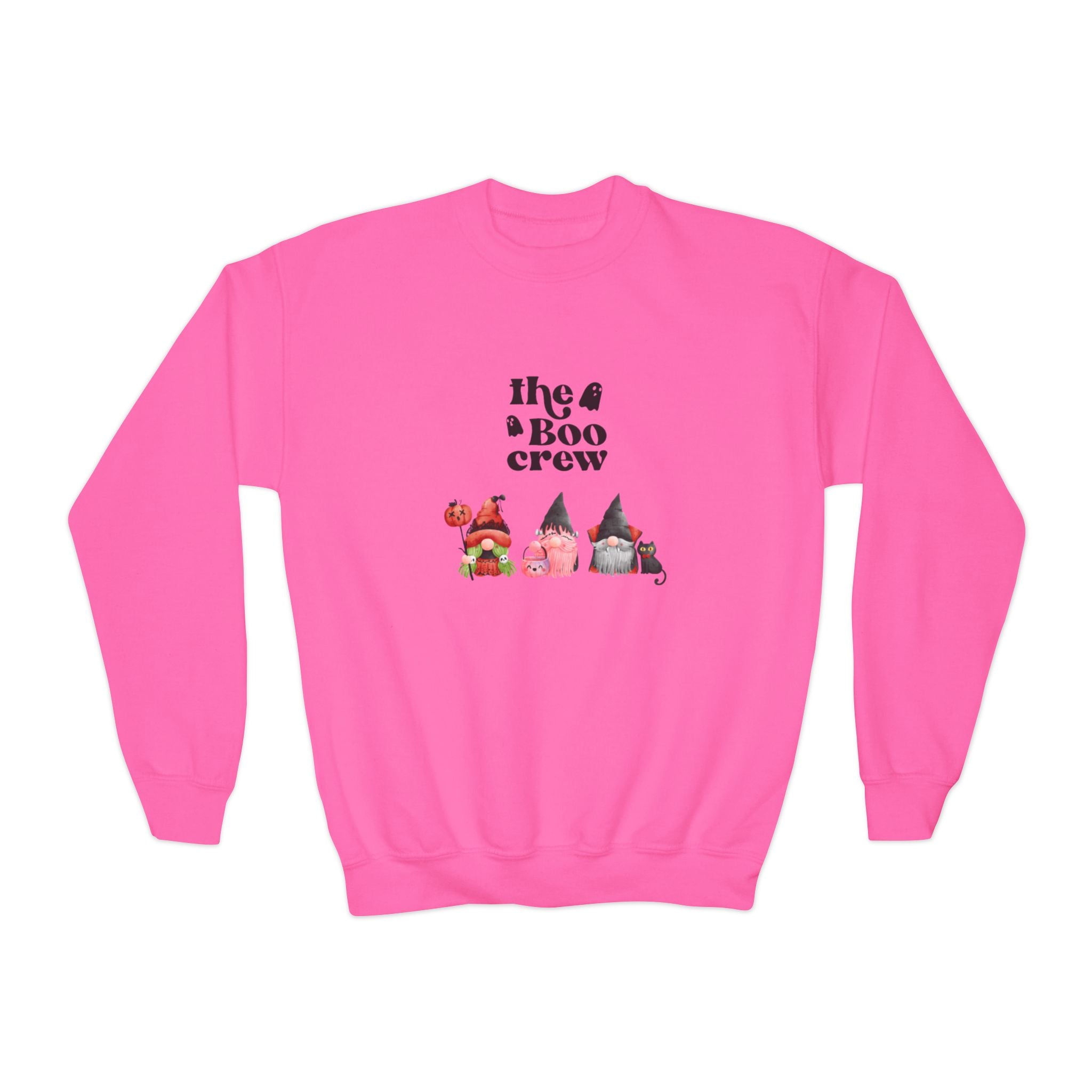 The Boo Crew .Youth Crewneck Sweatshirt