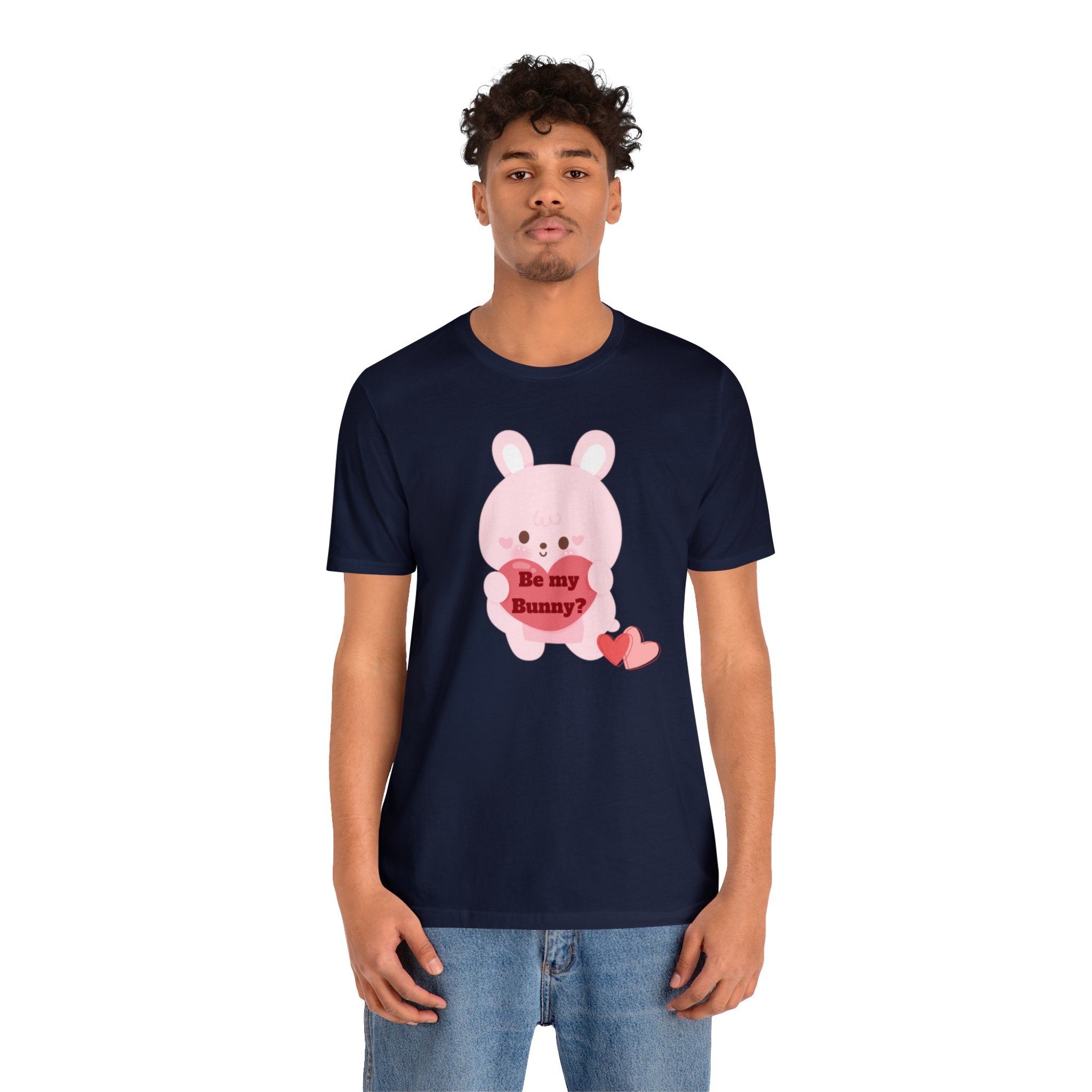 V-Day BunnyUnisex Jersey Short Sleeve Tee
