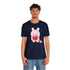 V-Day BunnyUnisex Jersey Short Sleeve Tee