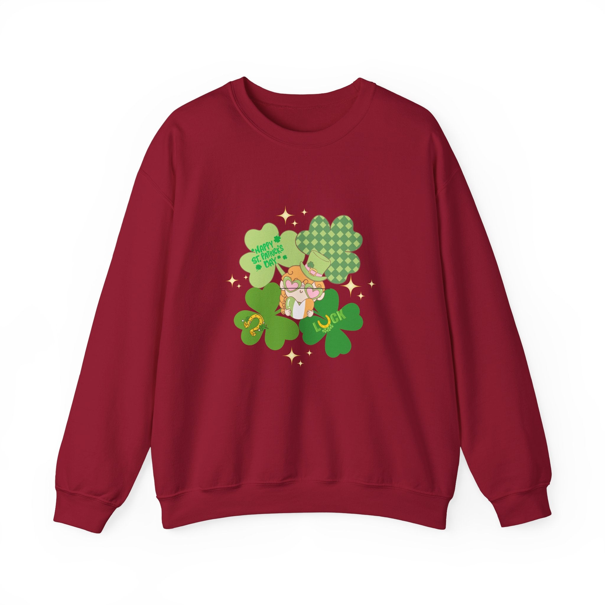 Retro St. Paddy's Day Unisex Heavy Blend™ Crewneck Sweatshirt