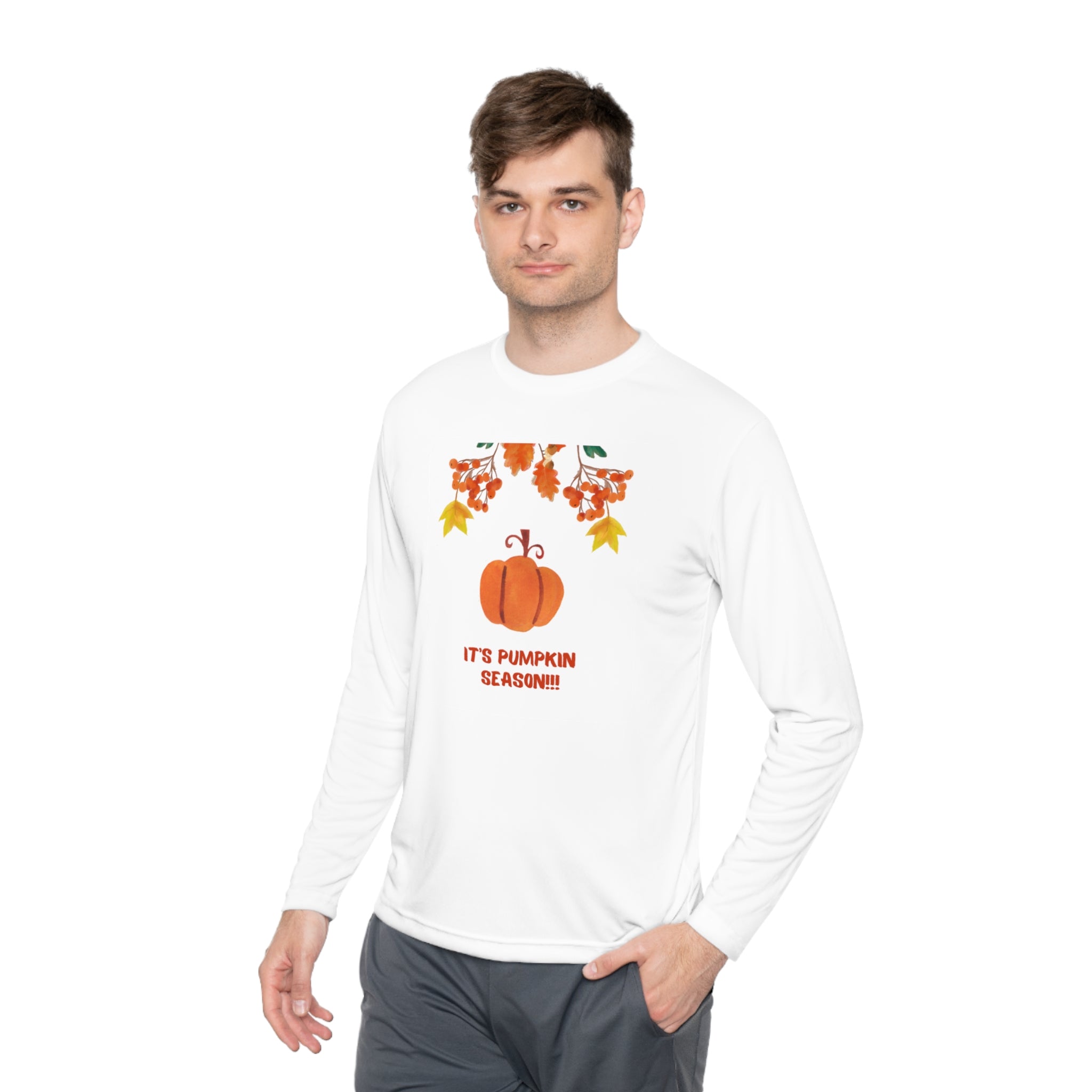 Pumpkin Season Unisex Lightweight Long Sleeve Tee