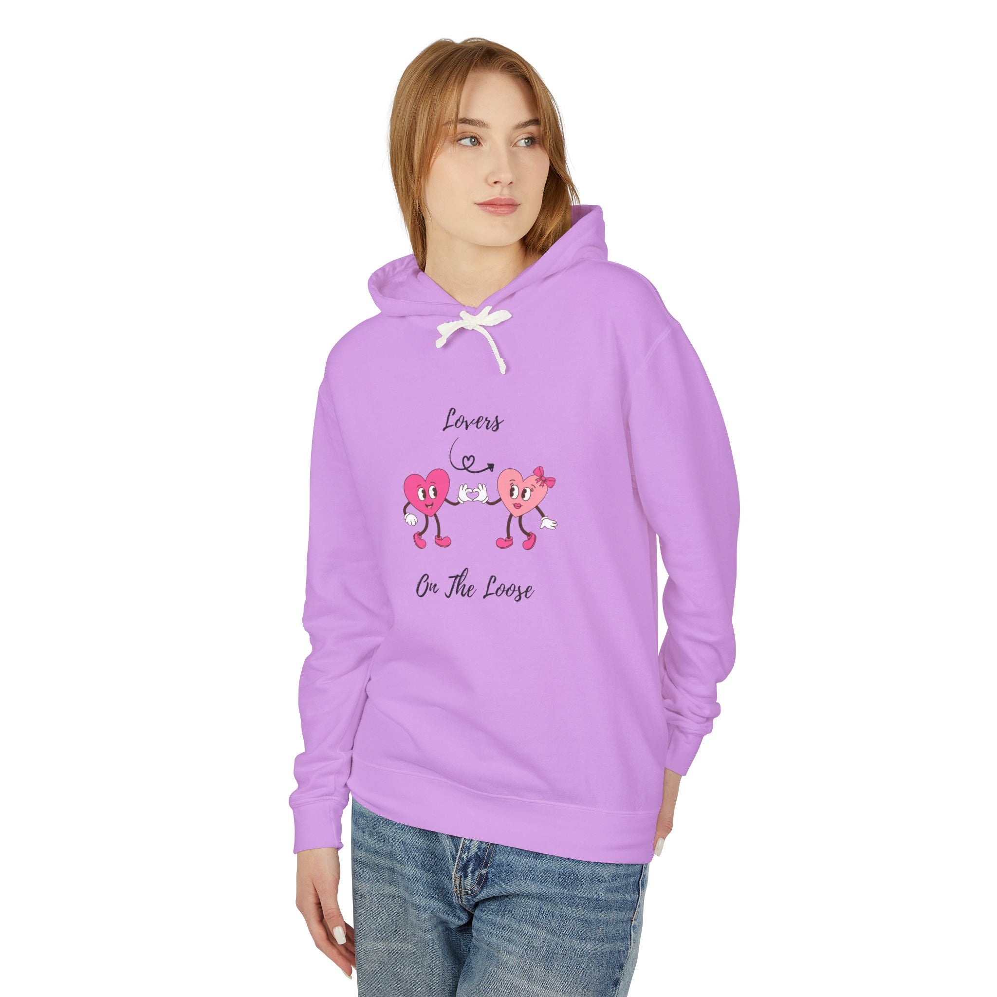 Lovers On The Loose Unisex Lightweight Hooded Sweatshirt