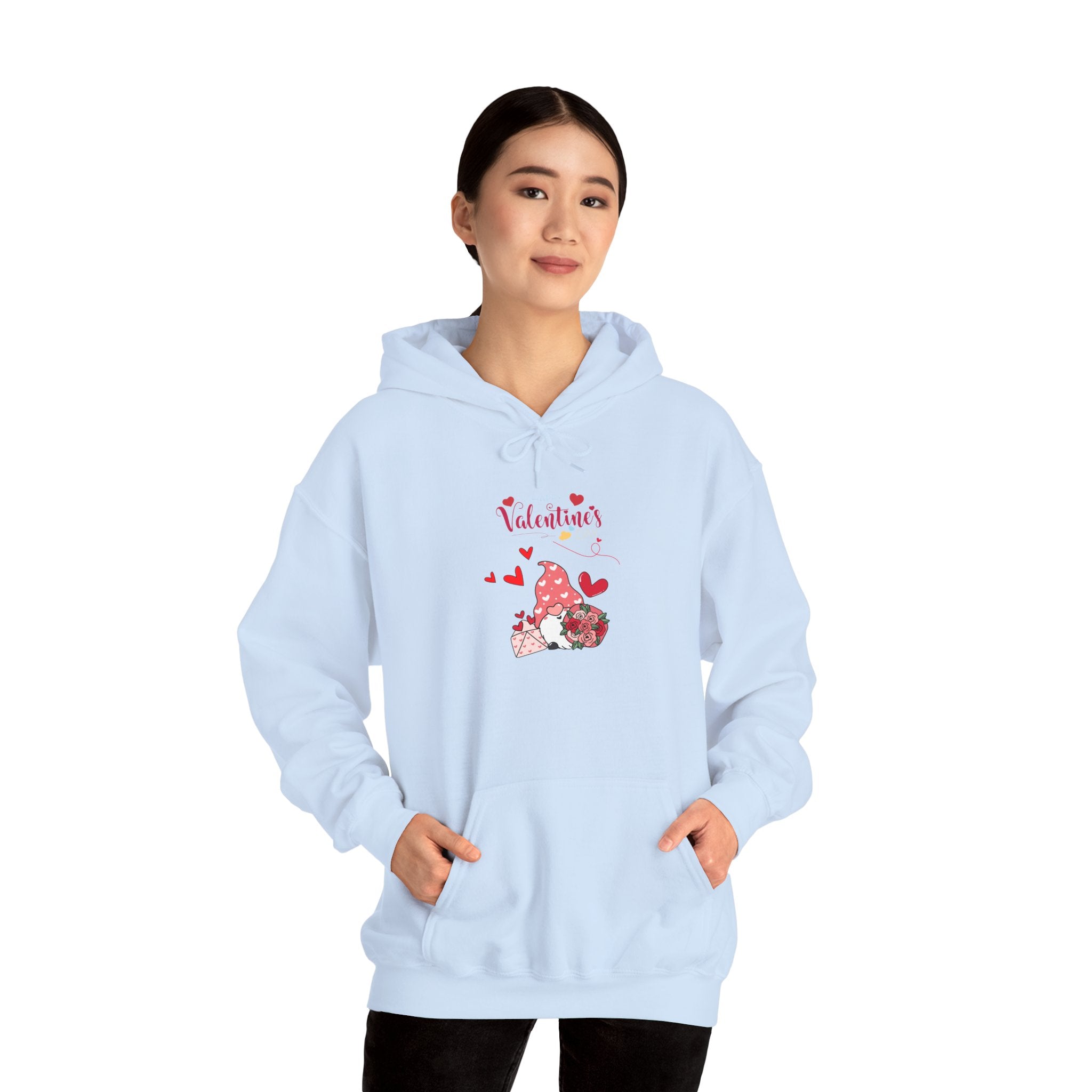 Gnome Valentine's Day Unisex Heavy Blend™ Hooded Sweatshirt