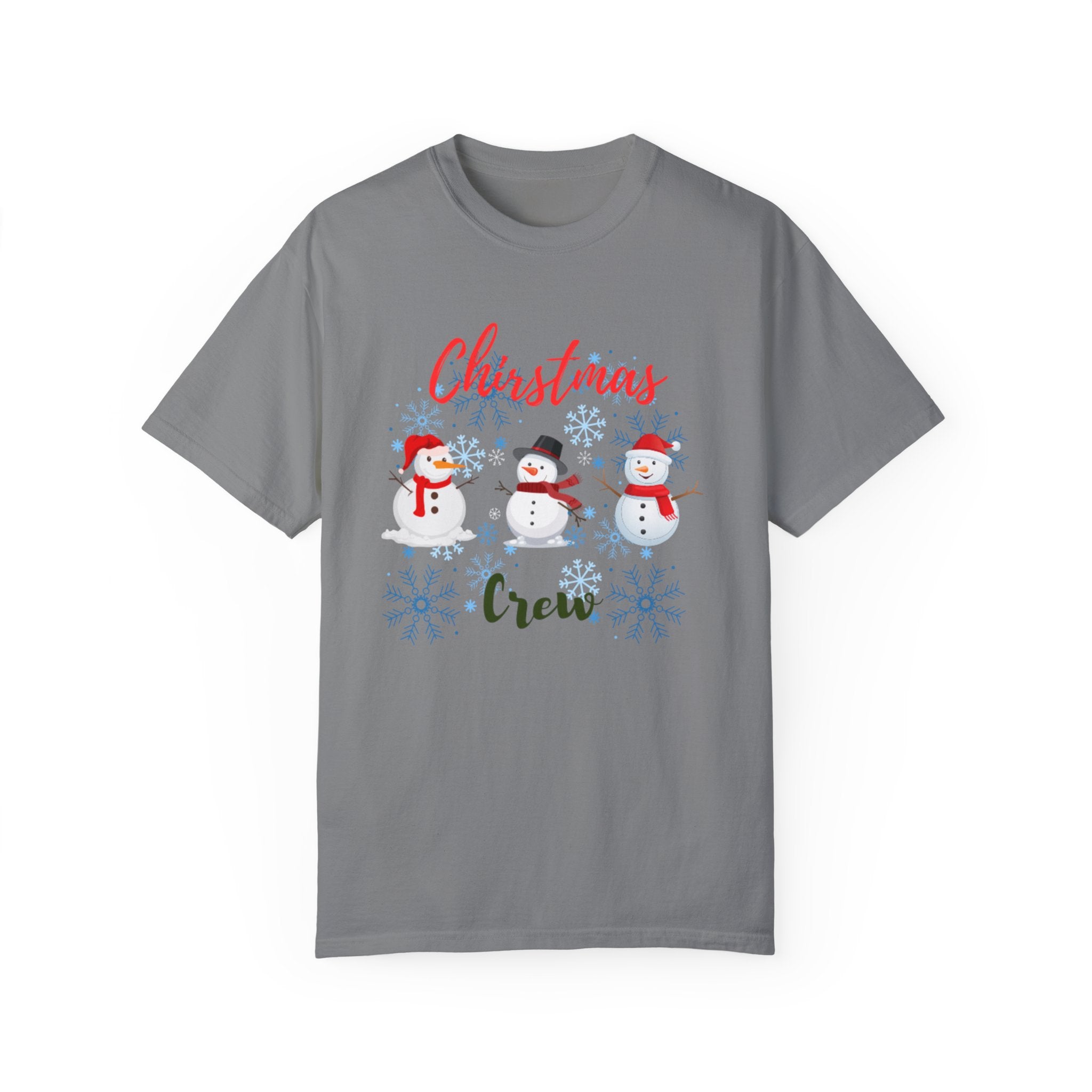 Christmas Crew Unisex Garment-Dyed T-shirt