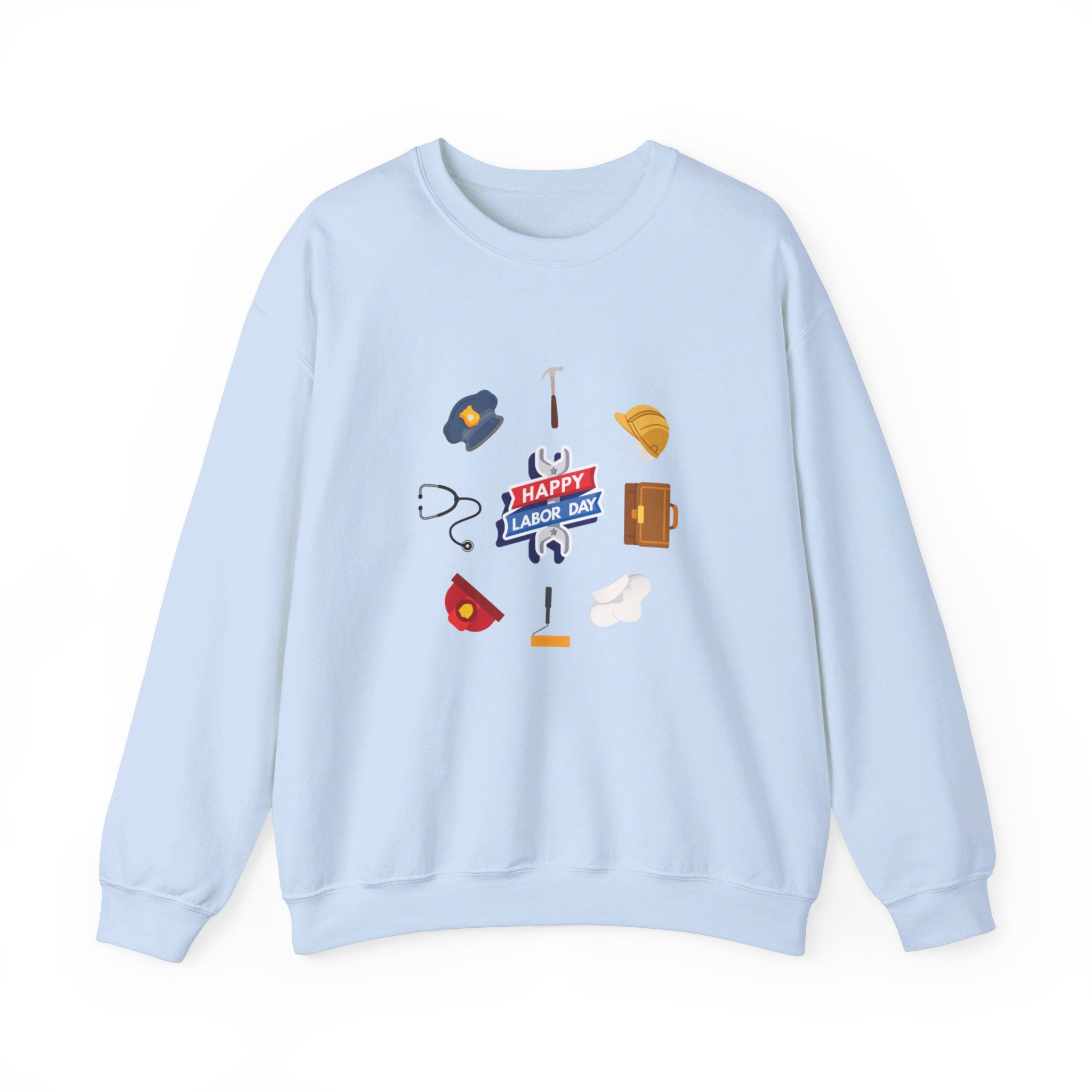 Happy Labor Day Wishes Unisex Heavy Blend™ Crewneck Sweatshirt