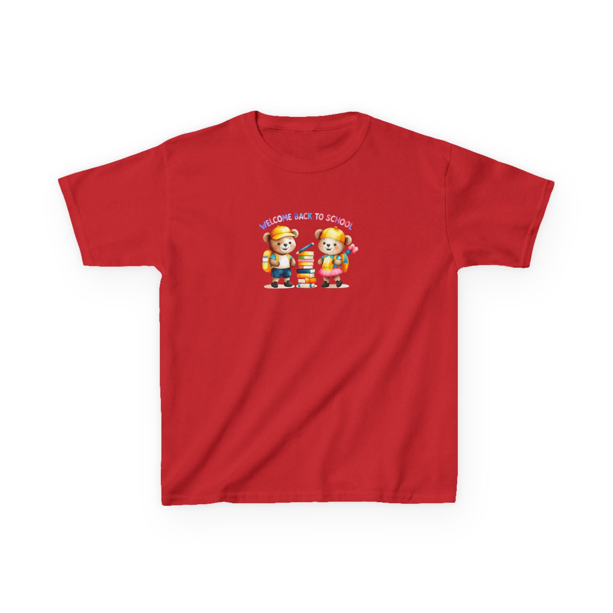 Welcome Back to School Kids Heavy Cotton Tee
