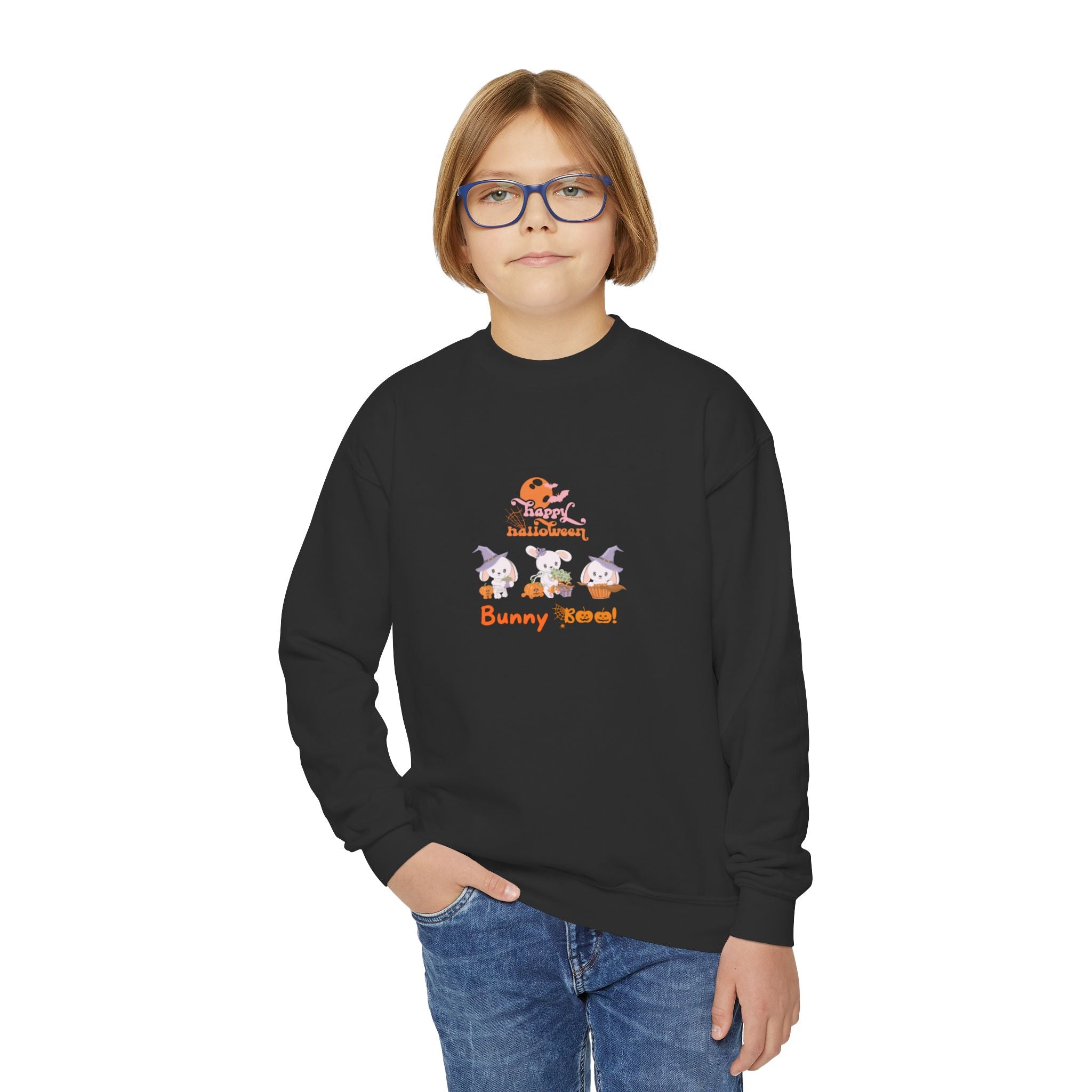 Bunny Boo Youth Crewneck Sweatshirt