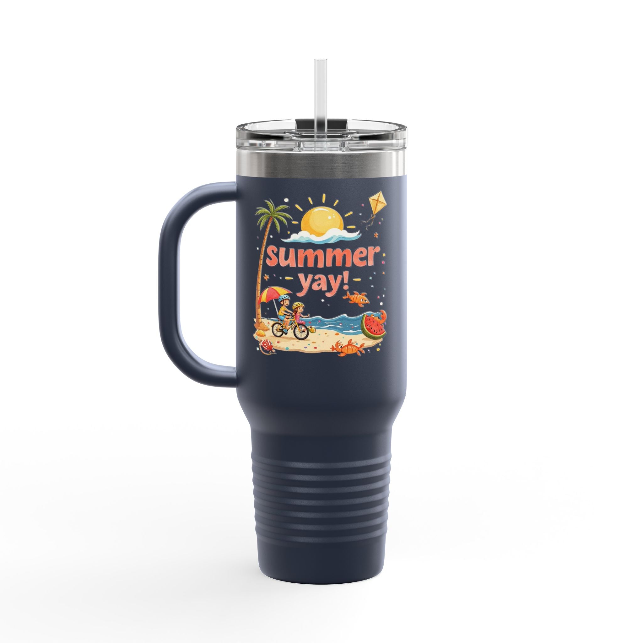 Summer Yay! Insulated Travel Mug, 40oz