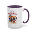Happy 4th of July Teddy Bear Couple Coffee Mug