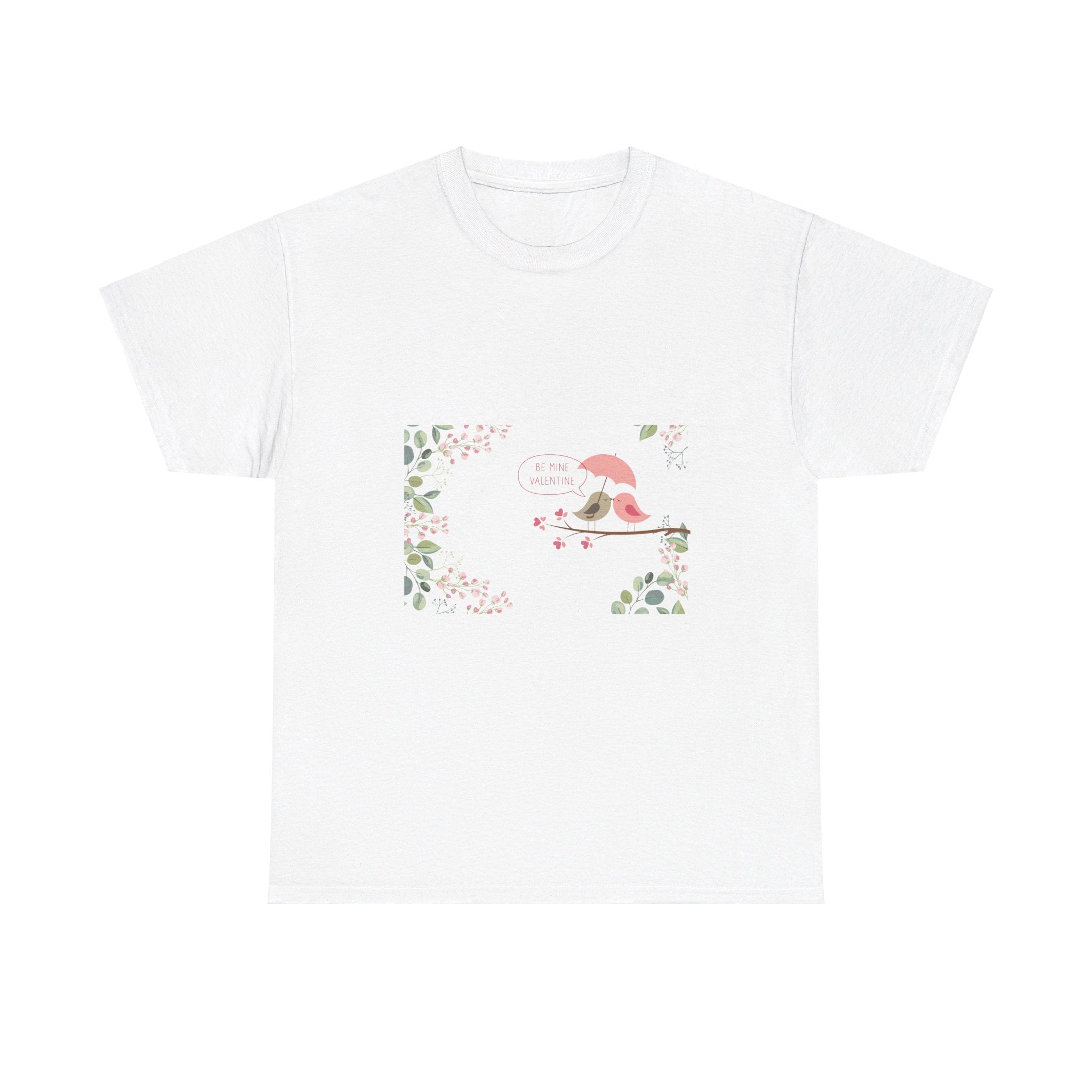 Happy Valentine's Day Lovers Unisex Heavy Cotton Tee