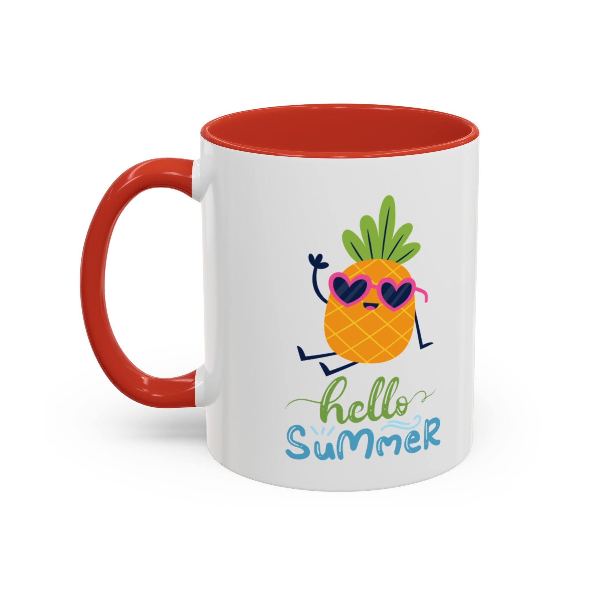 Hello Summer Fun Accent Coffee Mug (11, 15oz)