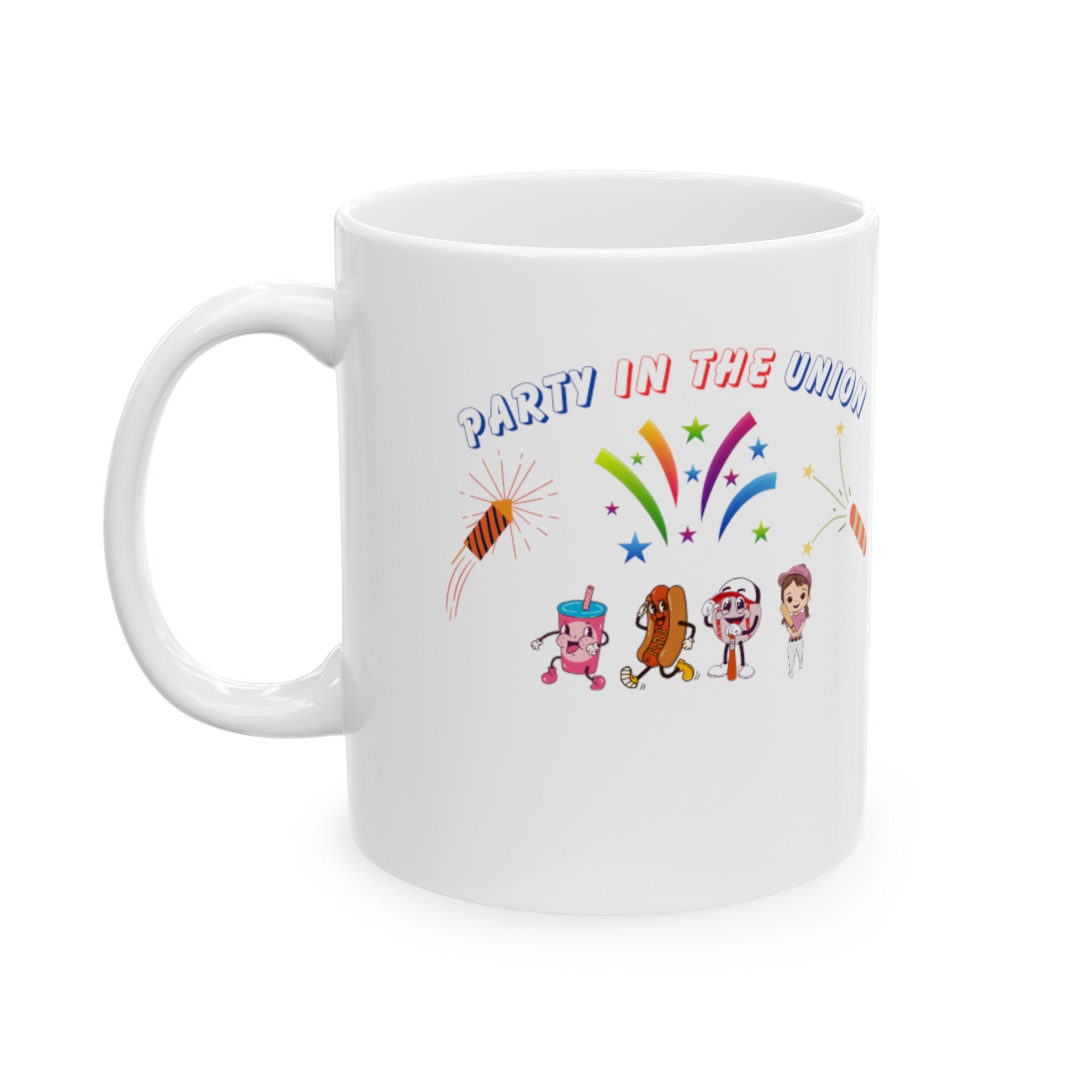 Party In The Union Ceramic Mug, (11oz, 15oz)