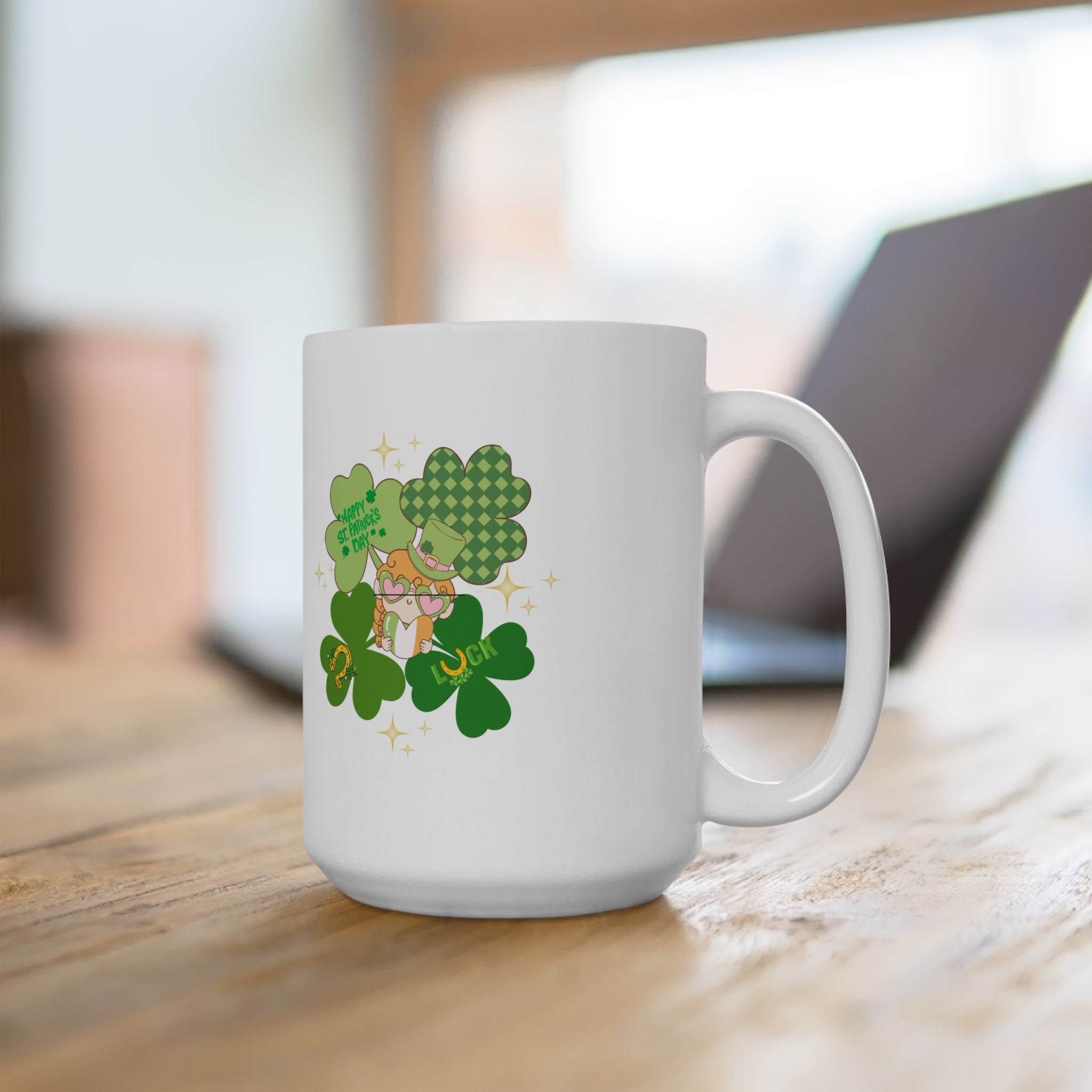 Retro St. Paddy's Day Ceramic Mug  (11oz, 15oz)