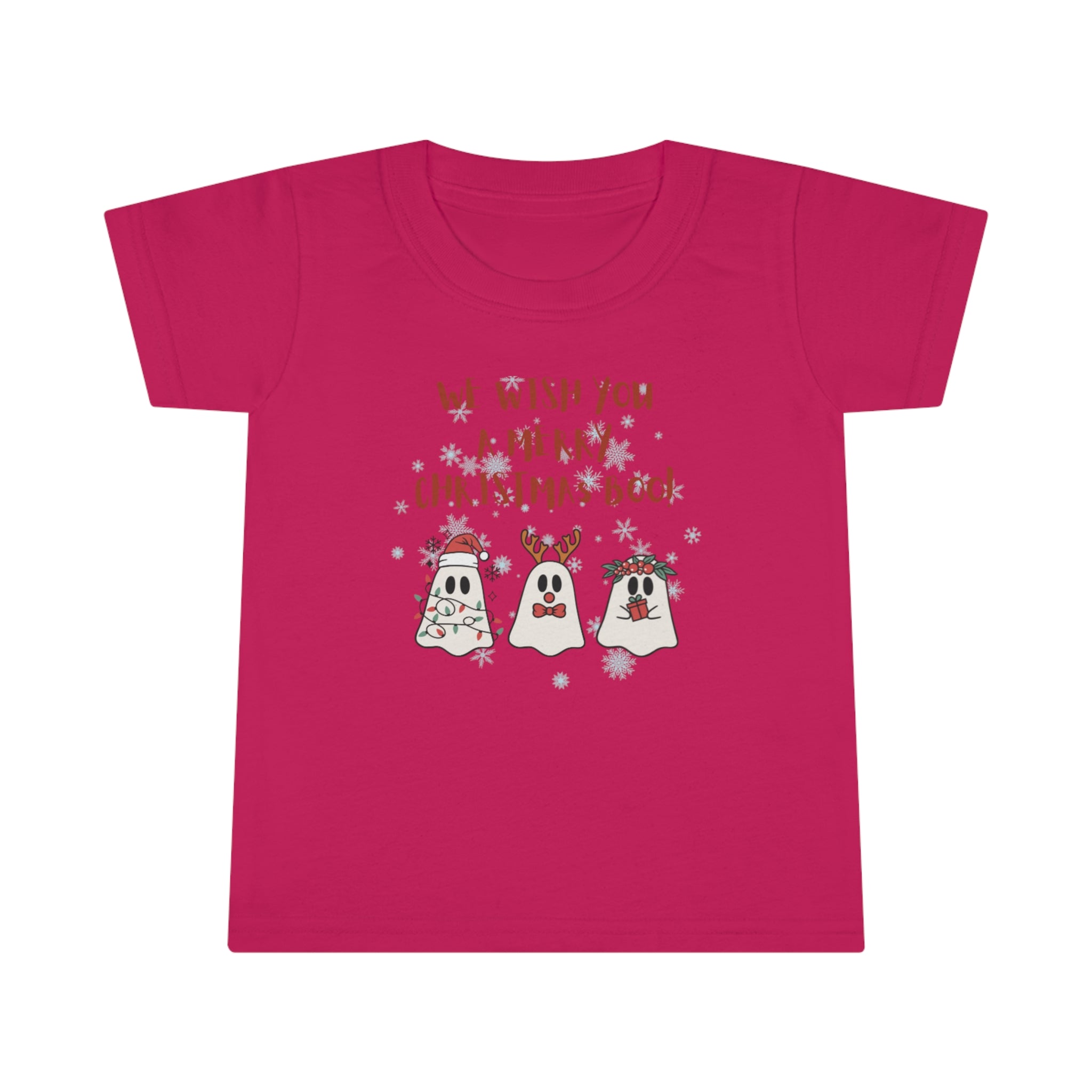 We Wish You A Merry Christmas Boo Toddler T-shirt