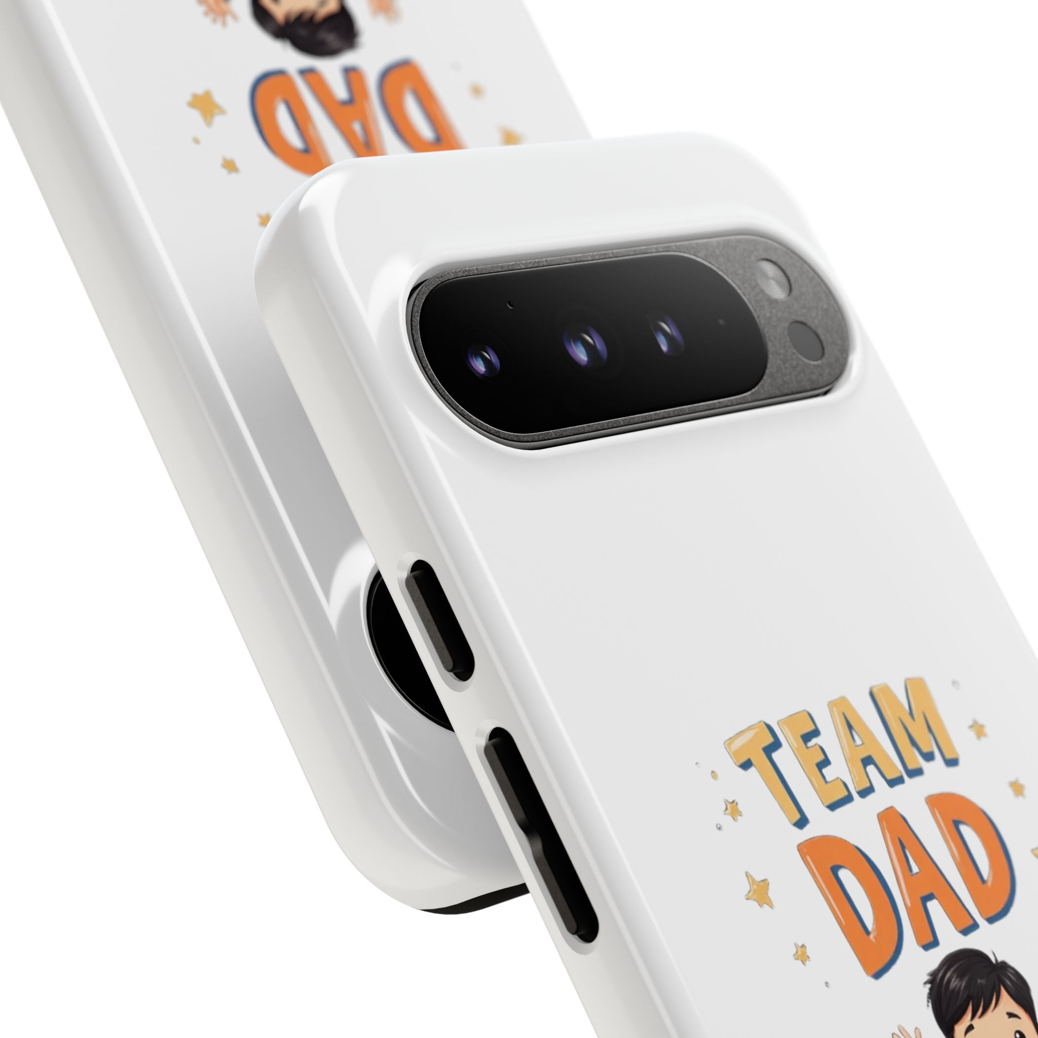 Team Dad Phone Case, Fun Gift for Fathers, Durable Phone Protector, Cute Dad Team Merchandise, Father's Day Special