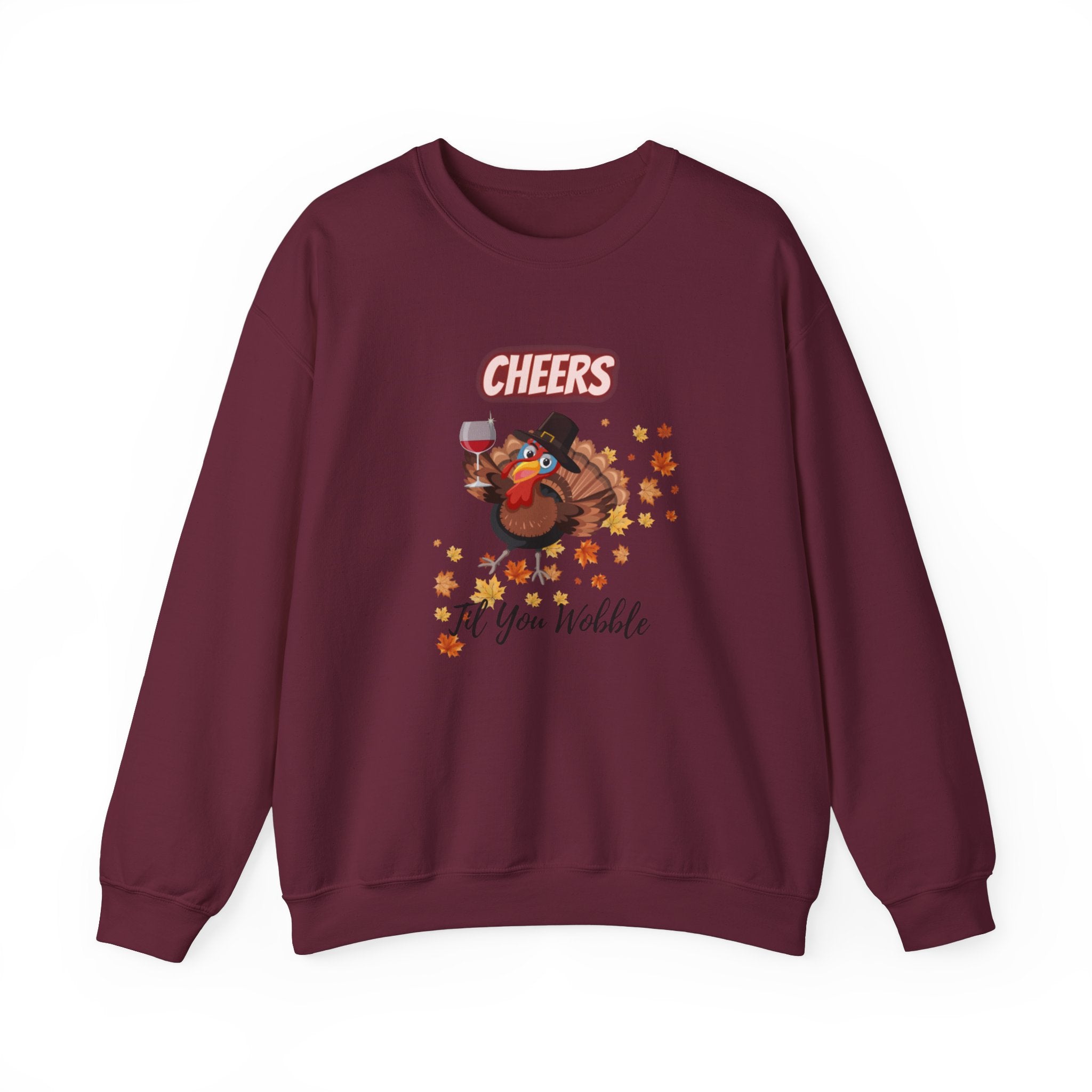 Cheers Til You Wobble Unisex Heavy Blend™ Crewneck Sweatshirt