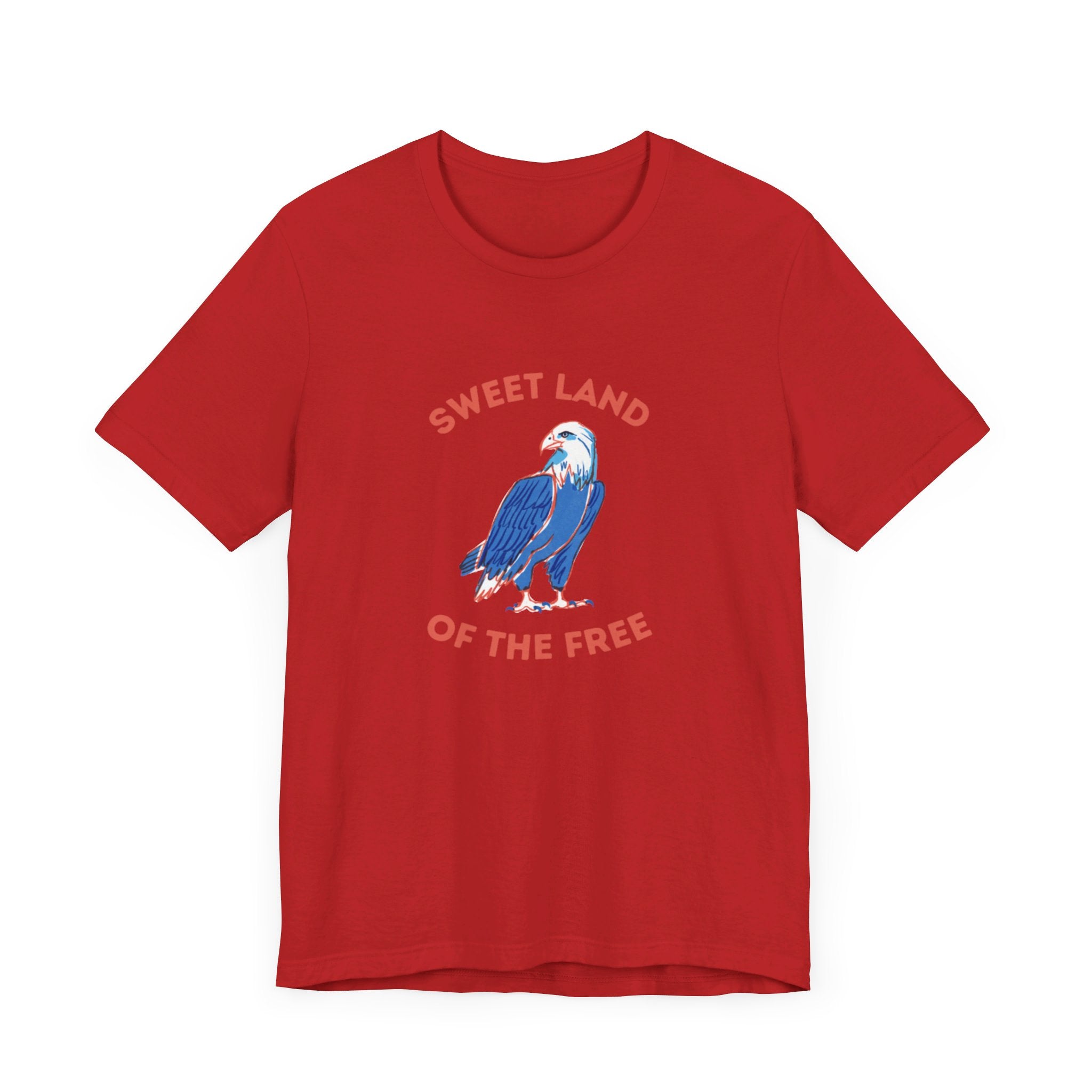 Sweet Land Of The Free Unisex Jersey Short Sleeve Tee