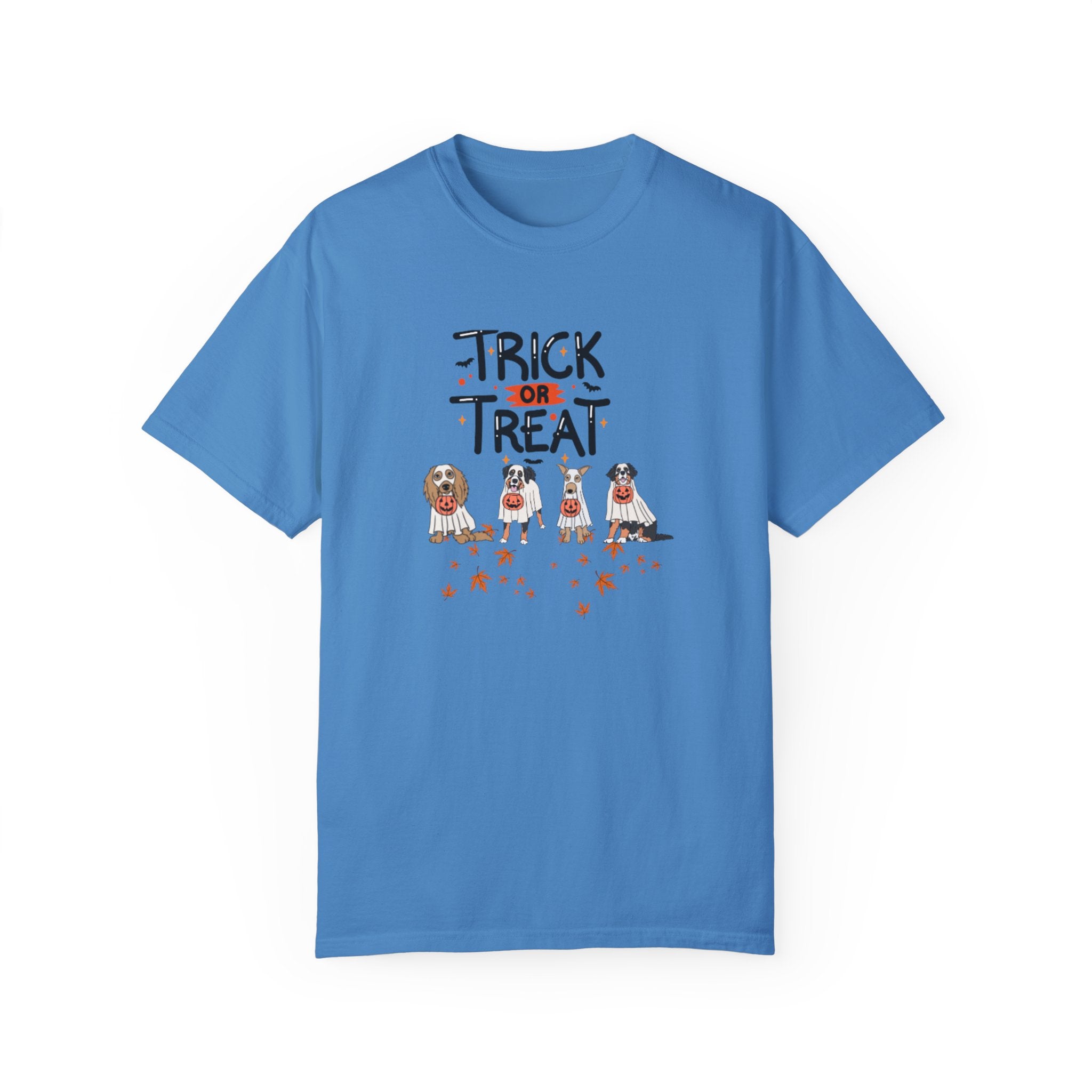 Pooch Trick or Treat Unisex Garment-Dyed T-shirt