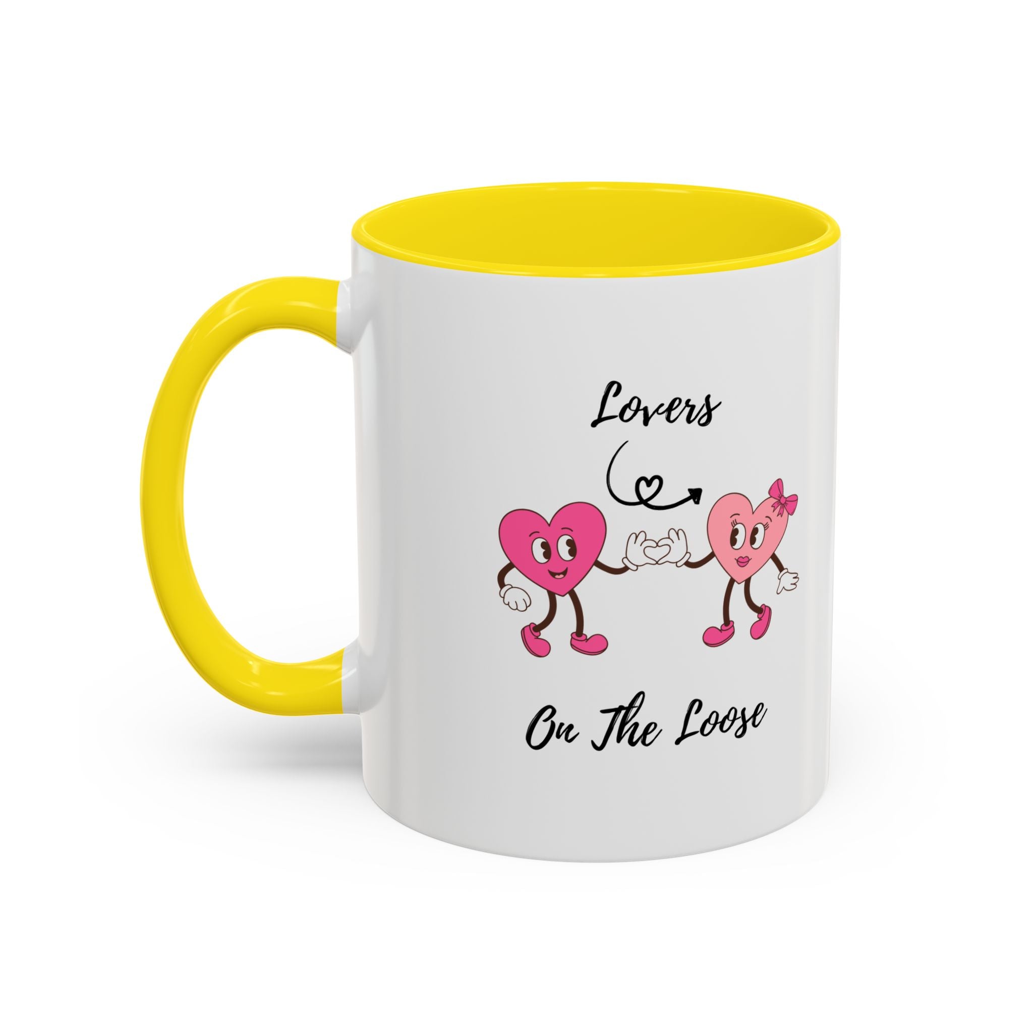 Lovers On The Loose Accent Coffee Mug (11, 15oz)