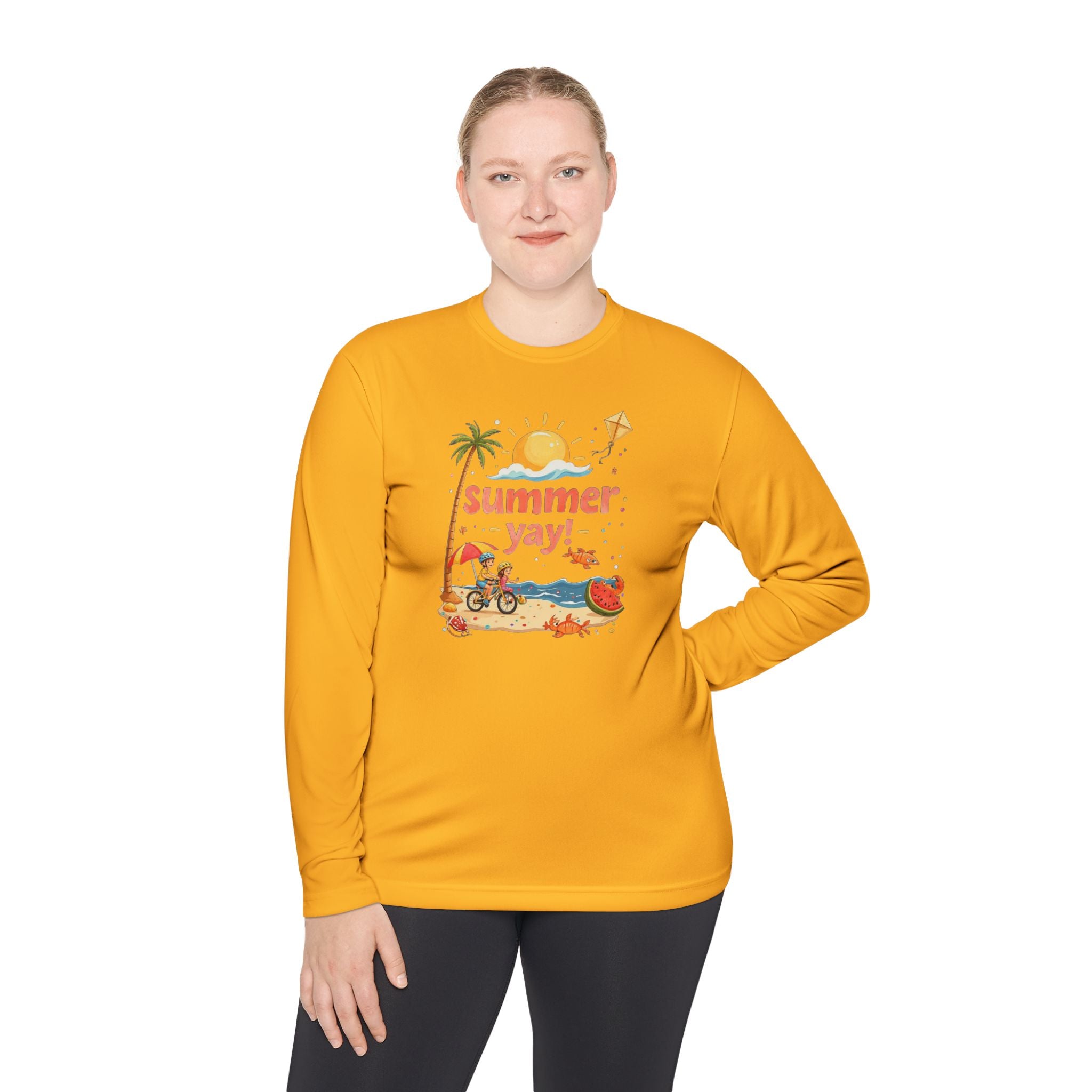 Summer Yay! Unisex Long Sleeve Tee