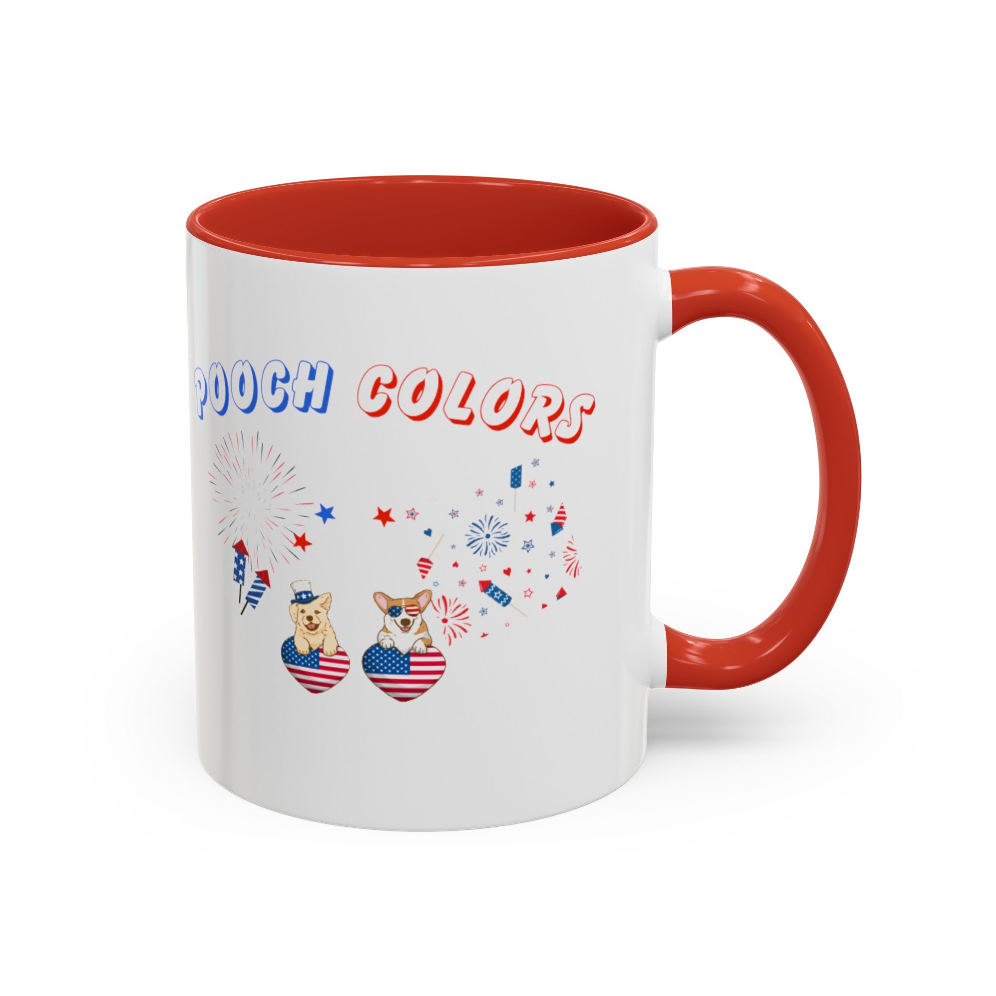 Pooch Colors Accent Coffee Mug (11, 15oz)
