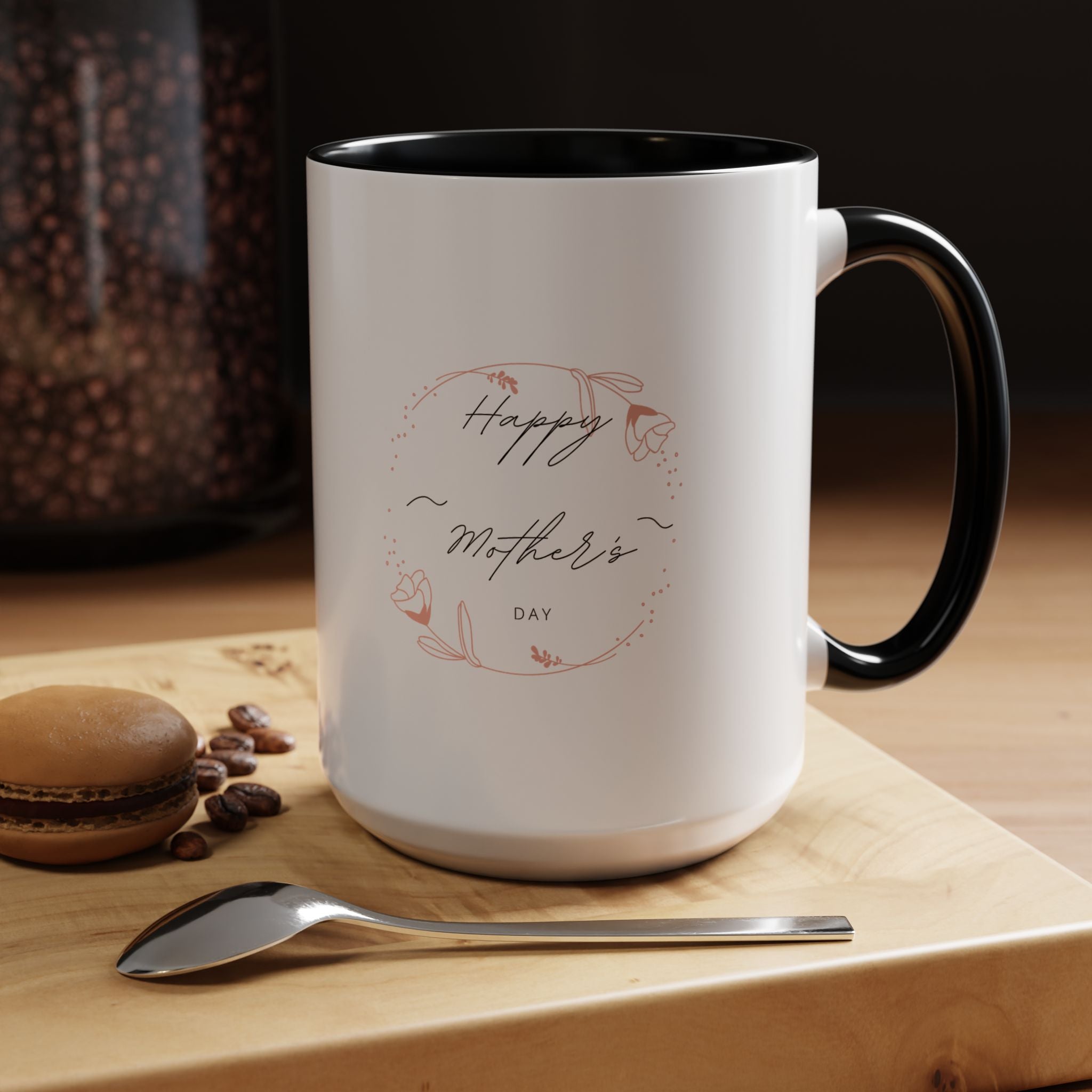 Happy Mom's Day Accent Coffee Mug  11oz & 15oz
