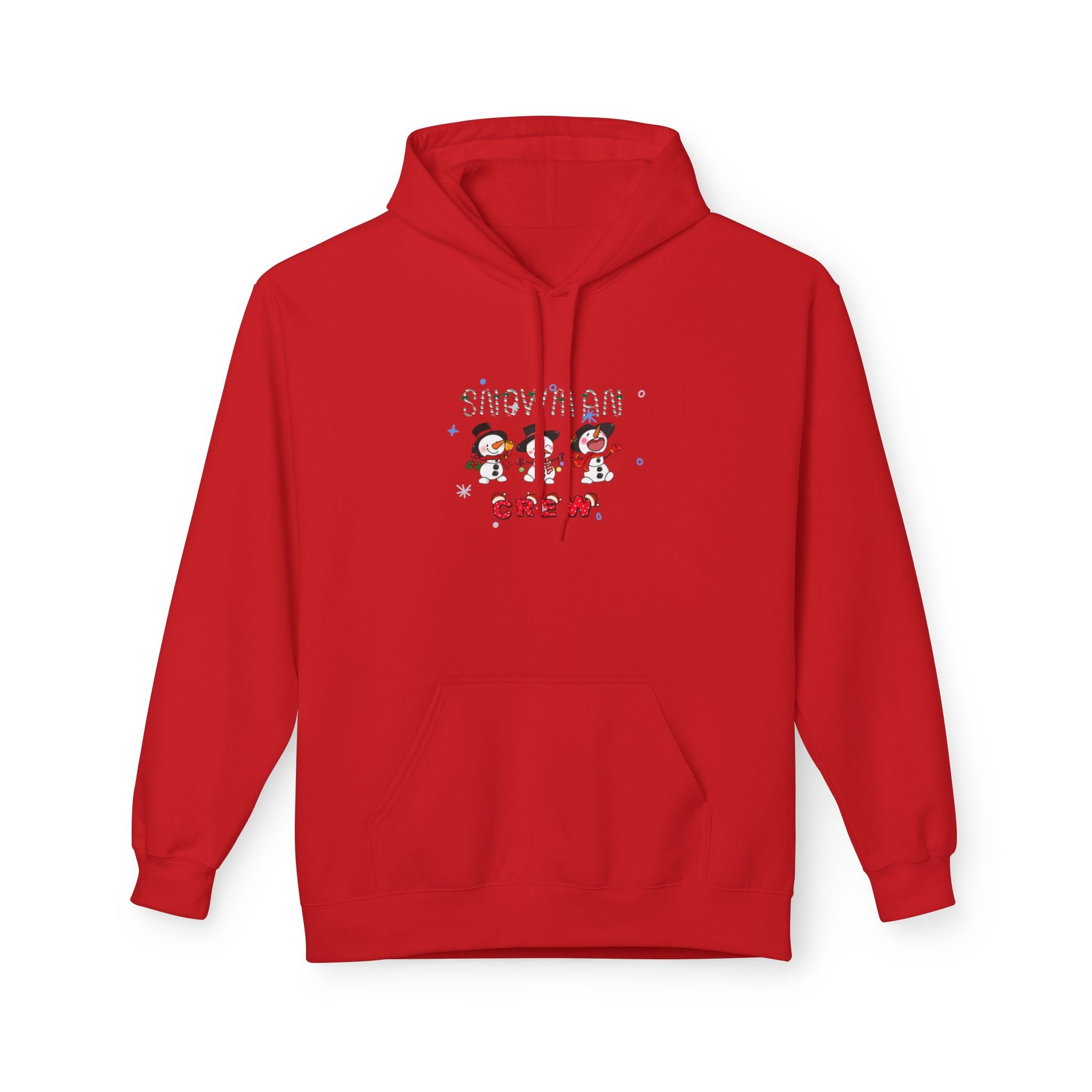 Snowman Crew Unisex Midweight Softstyle Fleece Hoodie