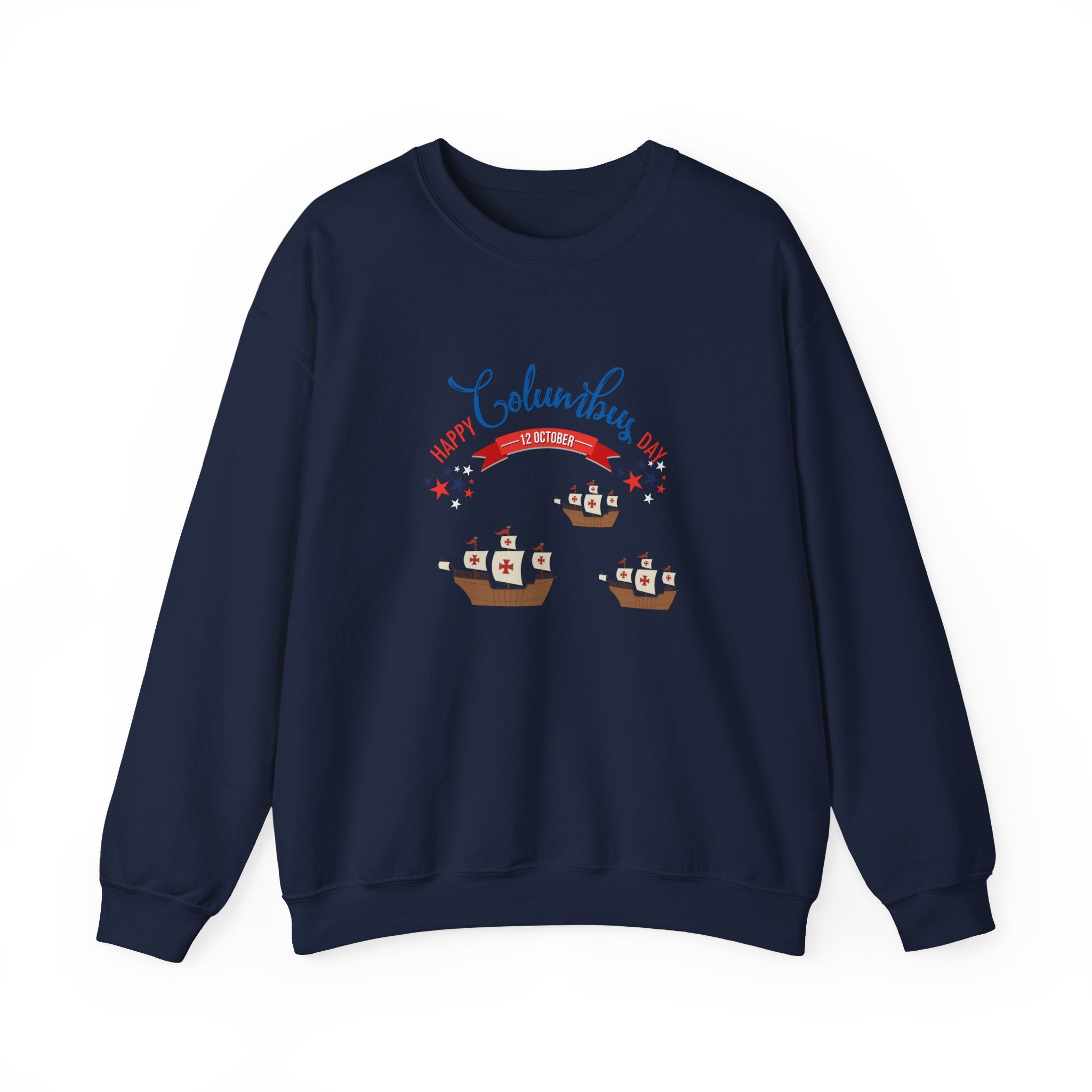 Happy Columbus Day Unisex Heavy Blend™ Crewneck Sweatshirt