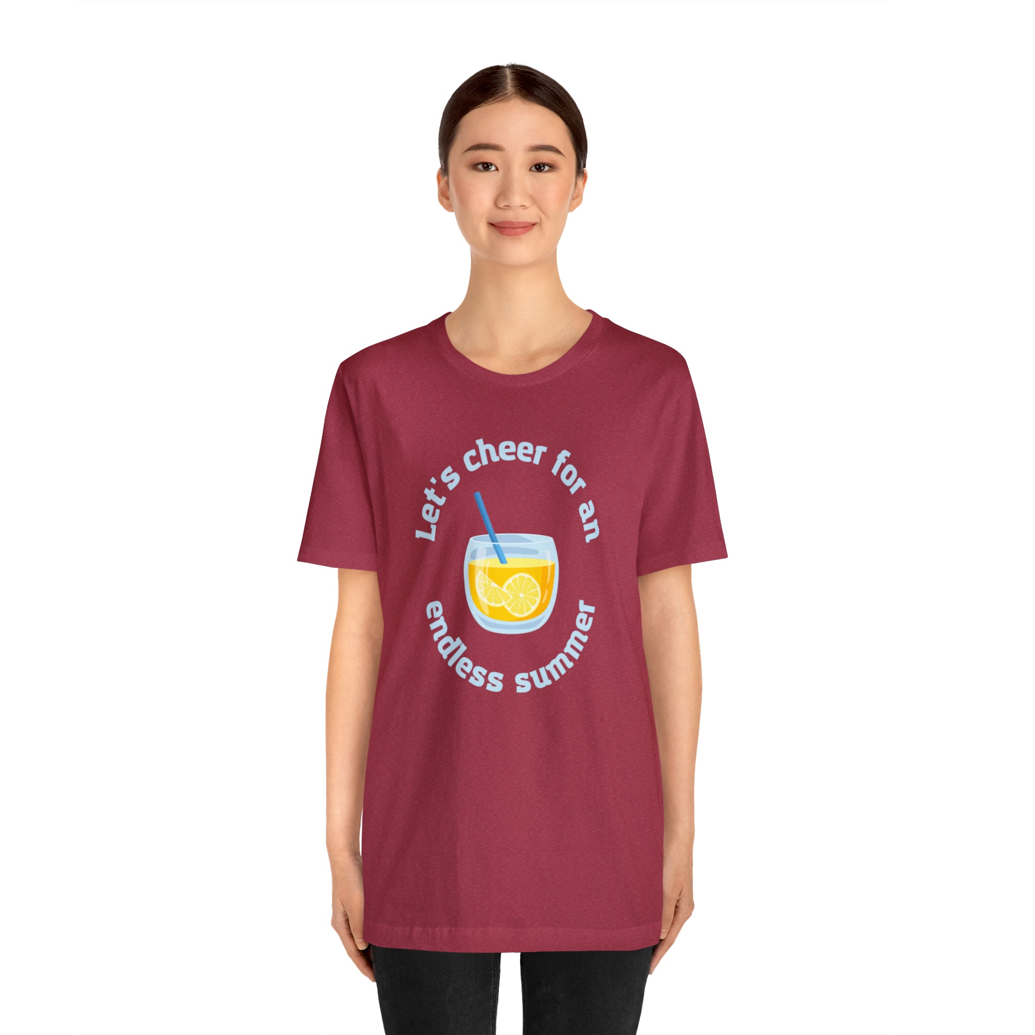 Let's  Cheer For An Endless Summer Unisex Jersey Short Sleeve Tee