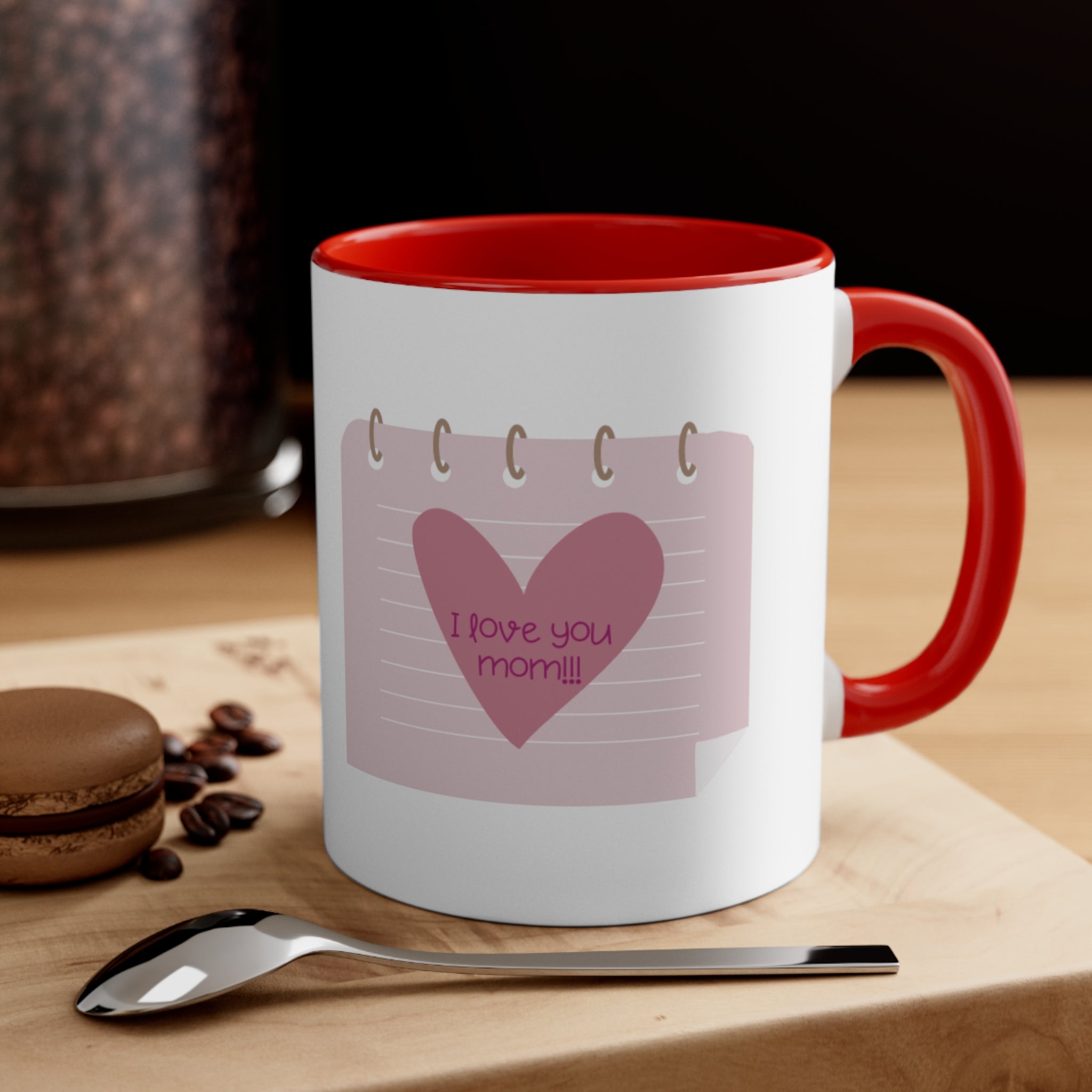 Happy Mom Day!! Accent Coffee Mug, 11oz