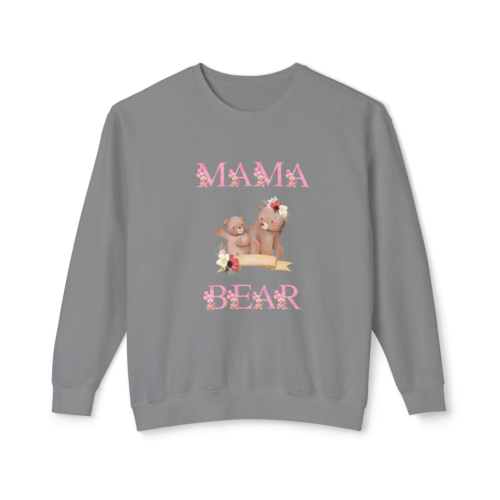 Mama Bear Unisex Lightweight Crewneck Sweatshirt