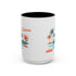 Summer Season Vibes Accent Coffee Mug (11, 15oz)