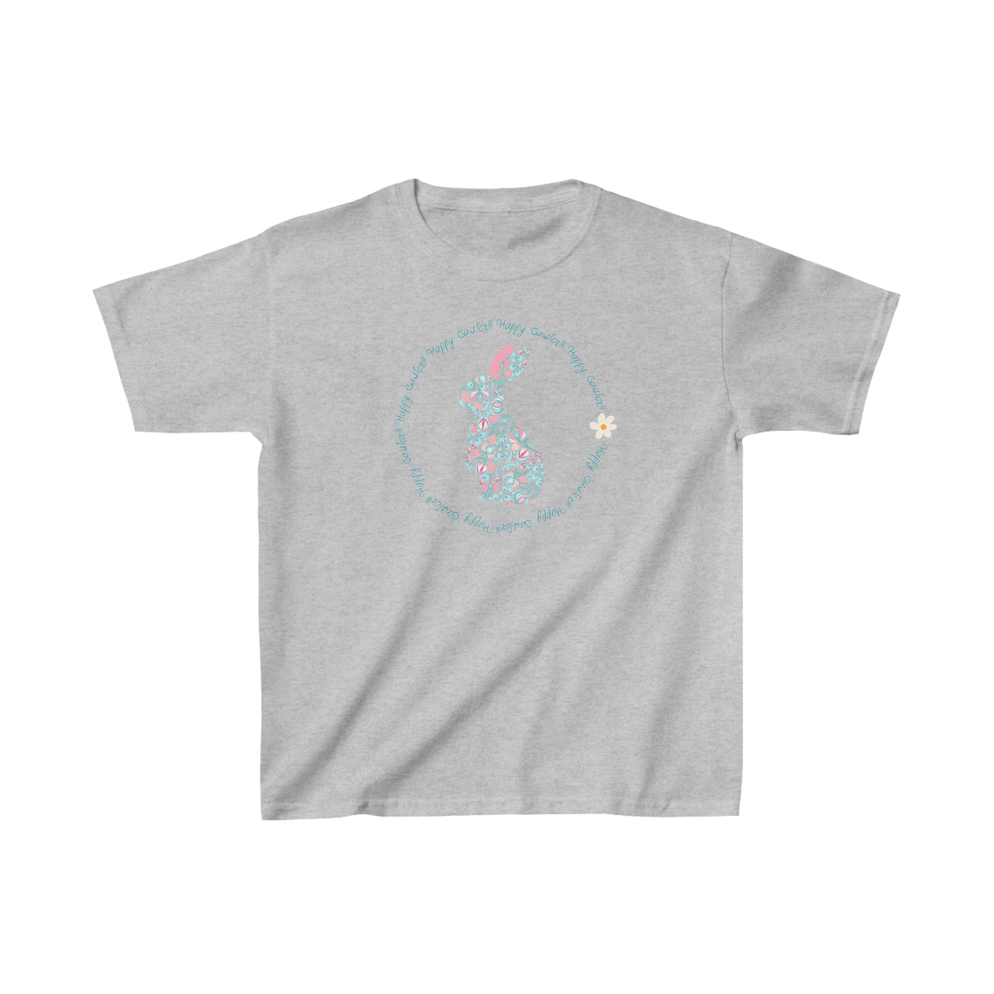 Happy Easter Rabbit Day Kids Heavy Cotton™ Tee