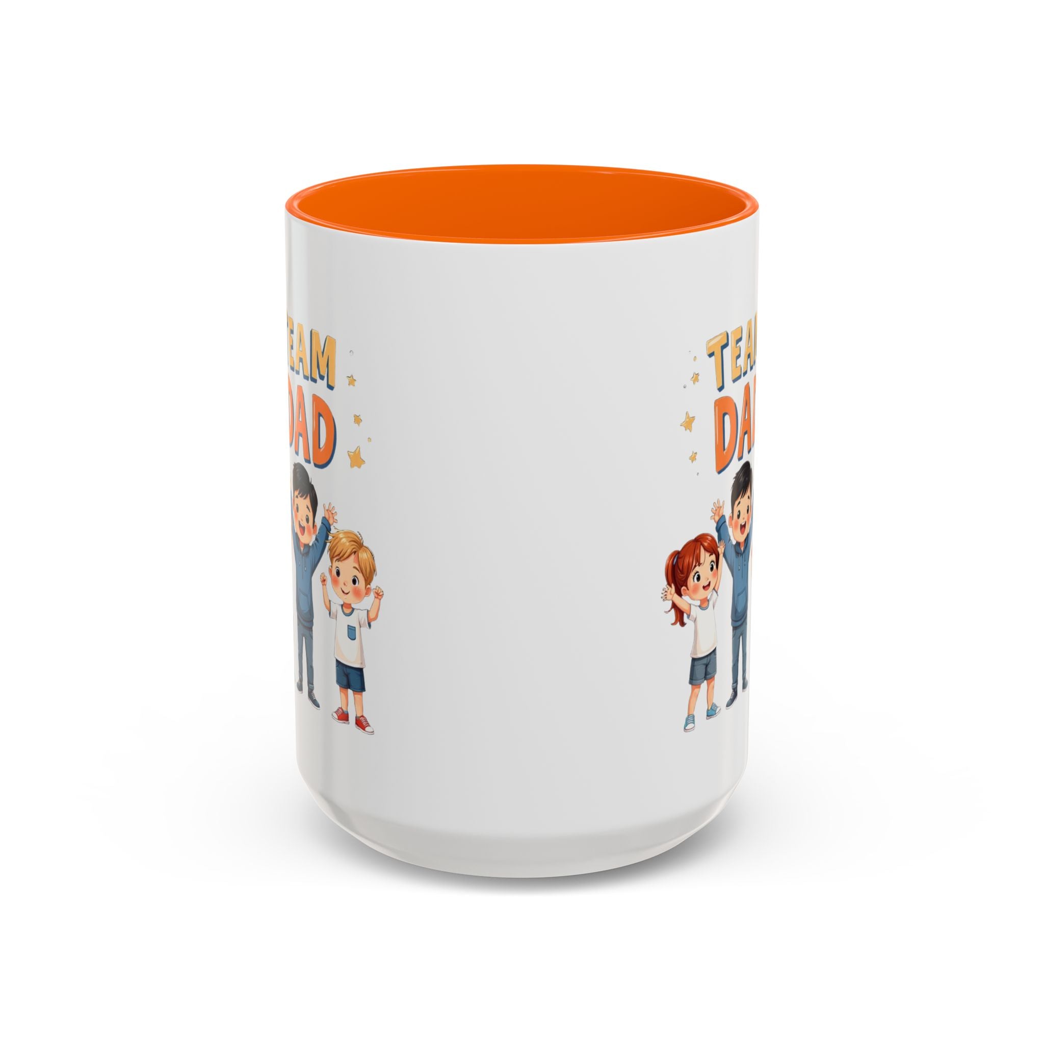Team Dad Accent Coffee Mug