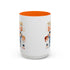 Team Dad Accent Coffee Mug