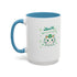 Kiss Me I'm Irish Cat  Accent Mug