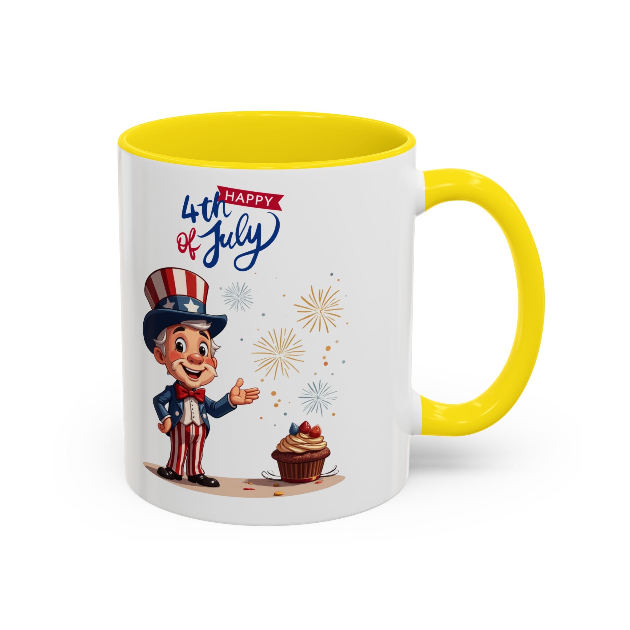 Uncle Sam Happy 4th of July Coffee Mug