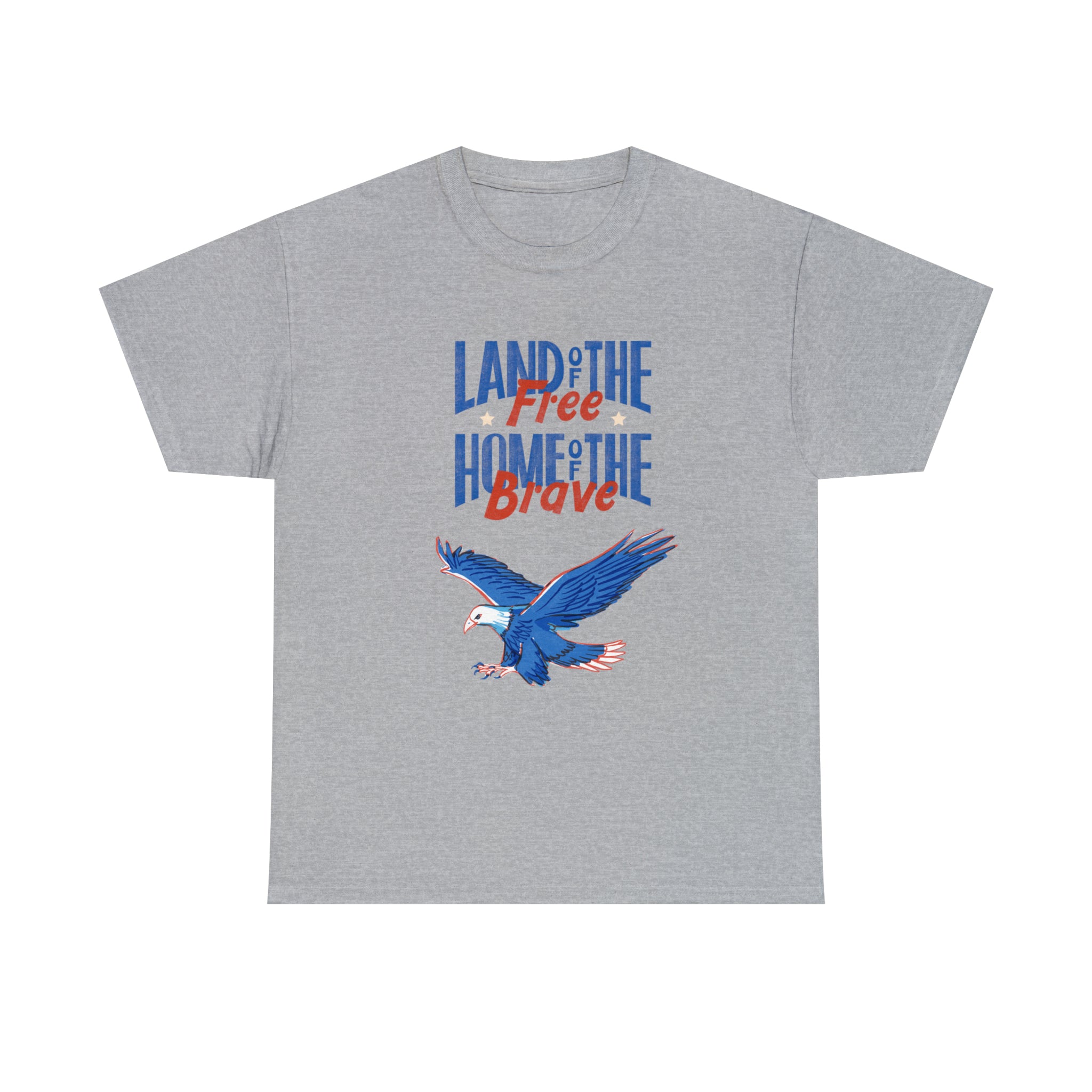 Land Of The Free Home Of The Brave Unisex Heavy Cotton Tee