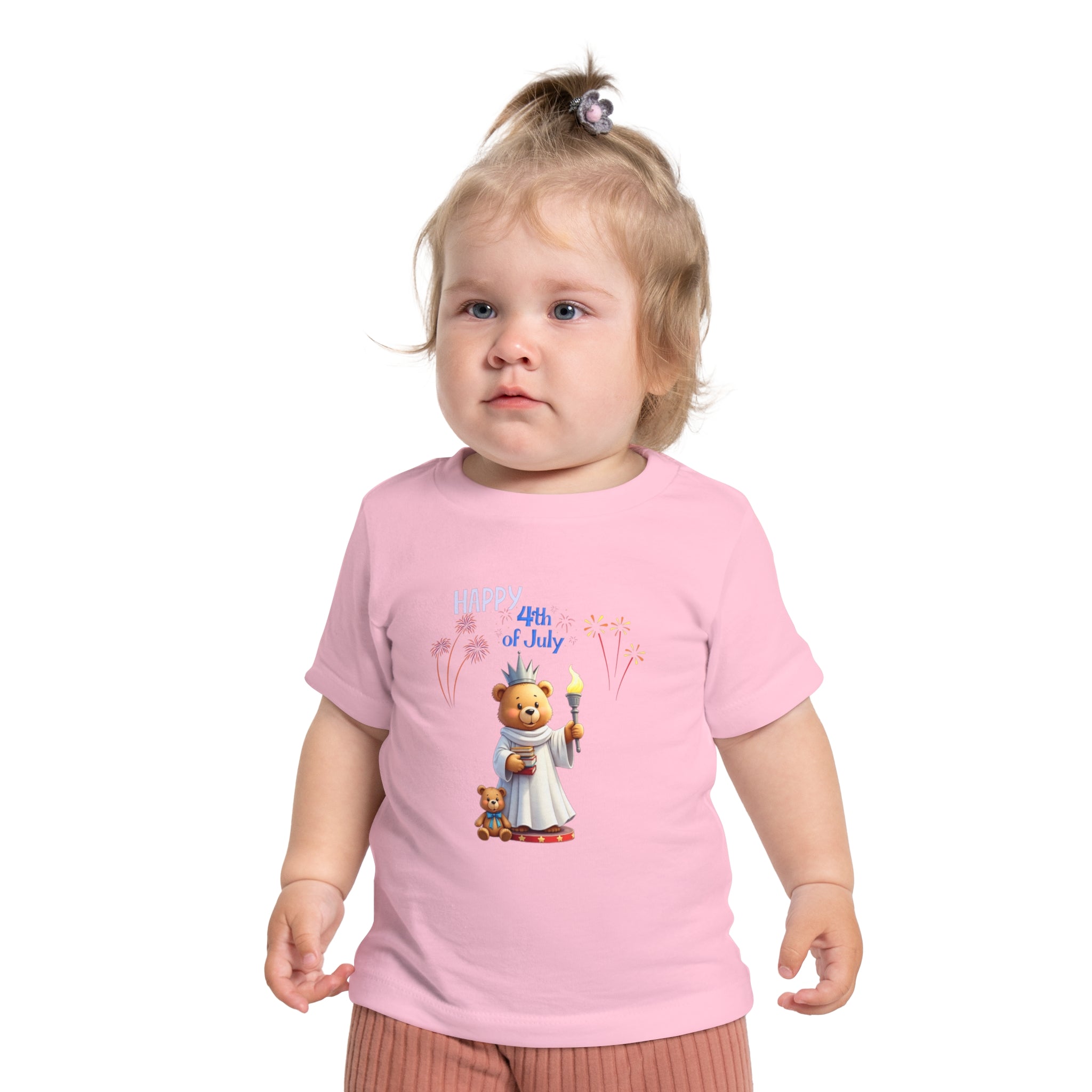 Lady Liberty Baby Short Sleeve Tee Shirt