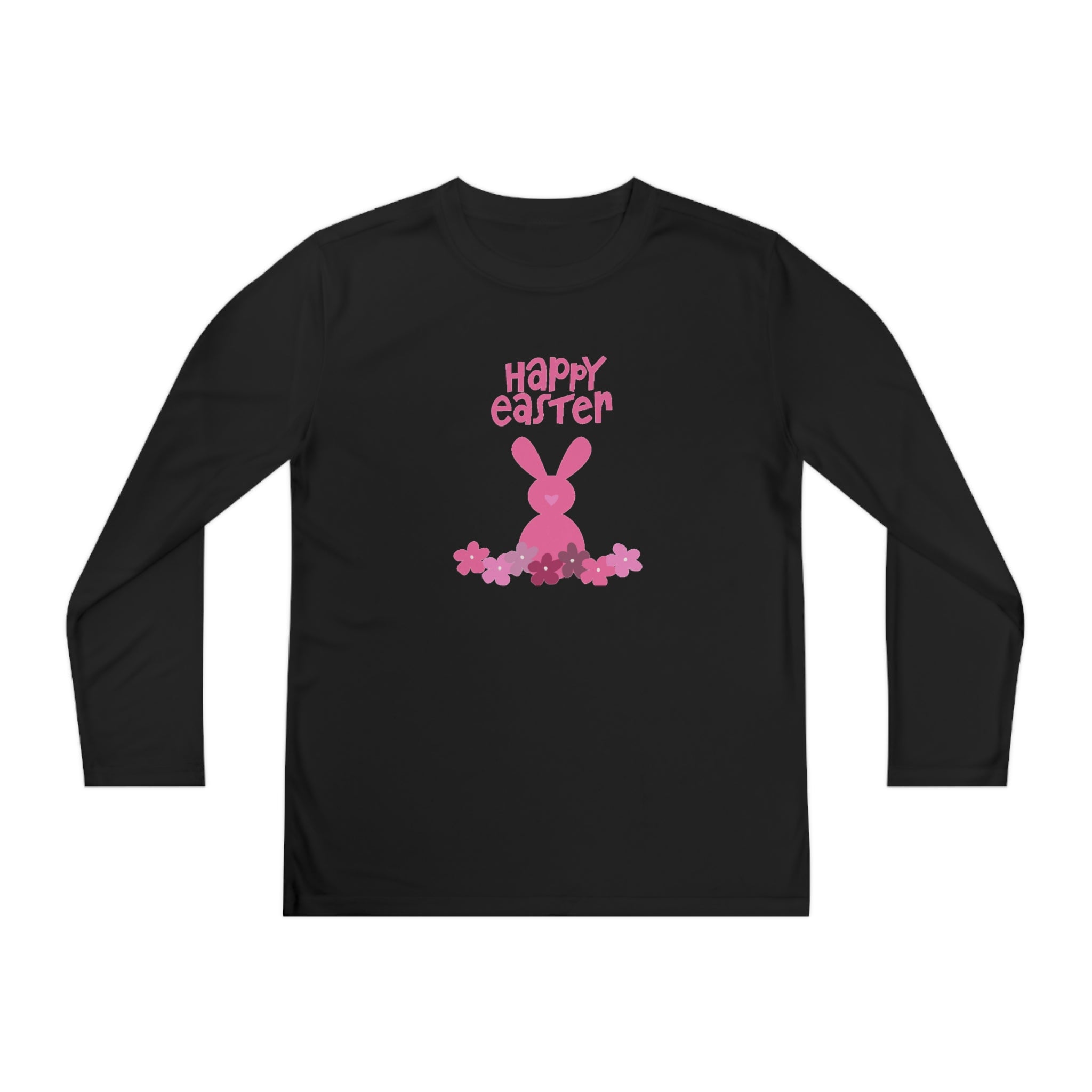 Happy Bunny Day Youth Long Sleeve Competitor Tee