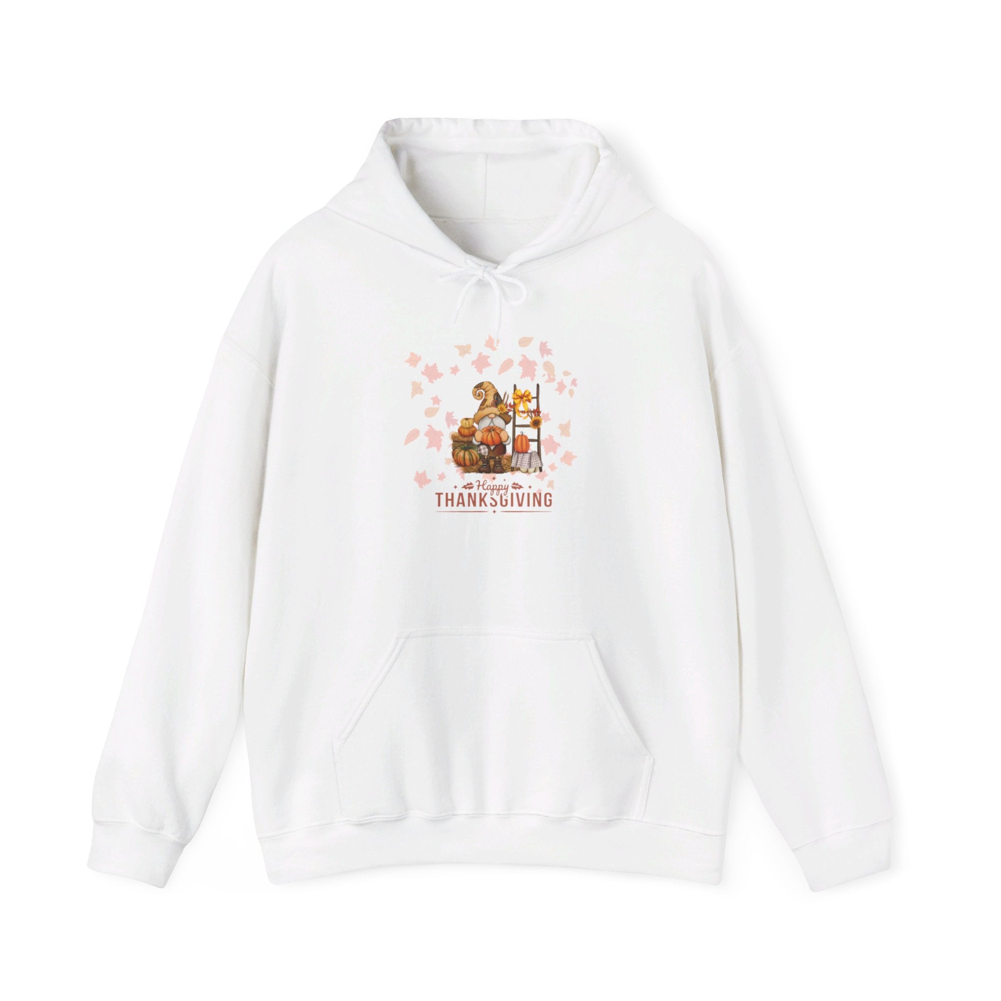 Gnome Happy Thanksgiving Unisex Heavy Blend™ Hooded Sweatshirt