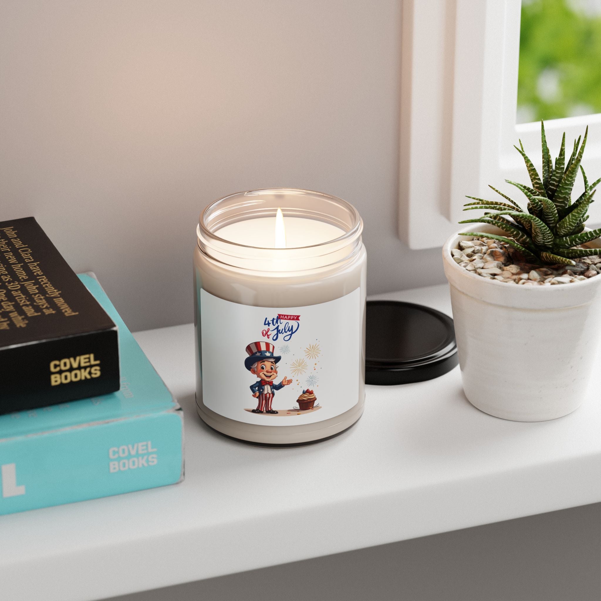 Uncle Sam Happy 4th of July Scented Soy Candle